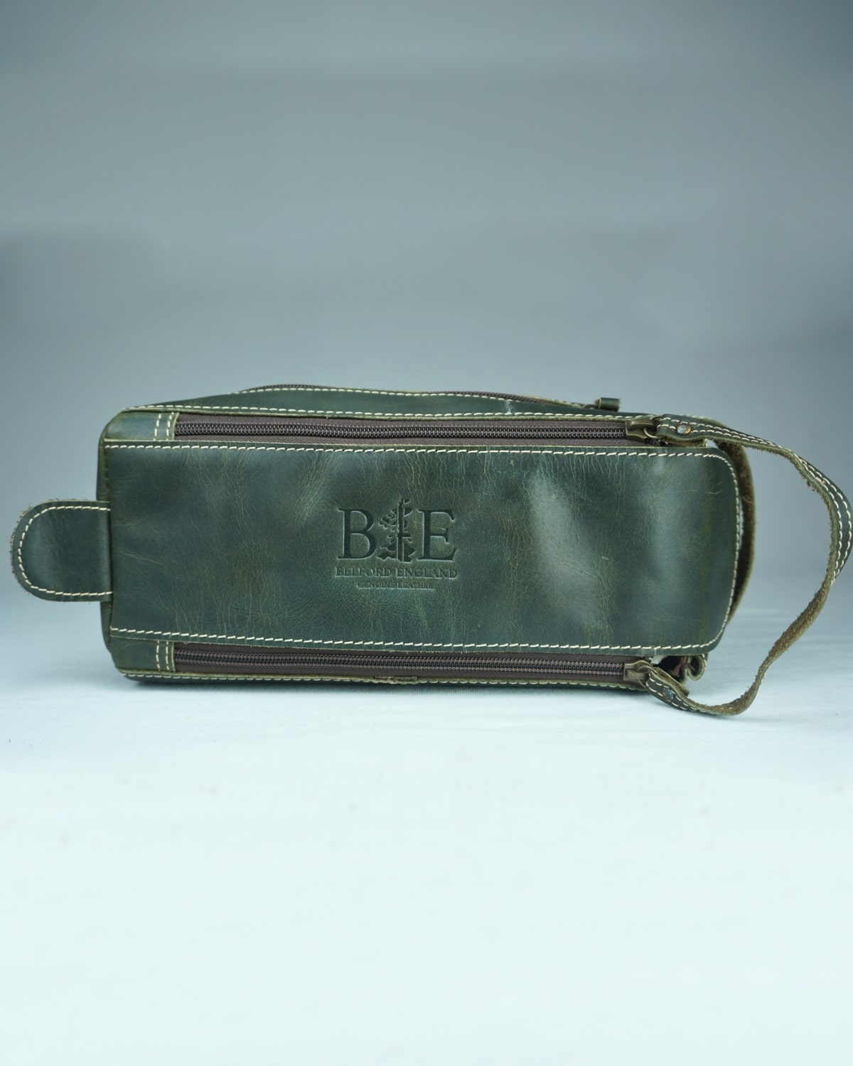Granay - Original Leather Dopp Kit (Green) - Image 2