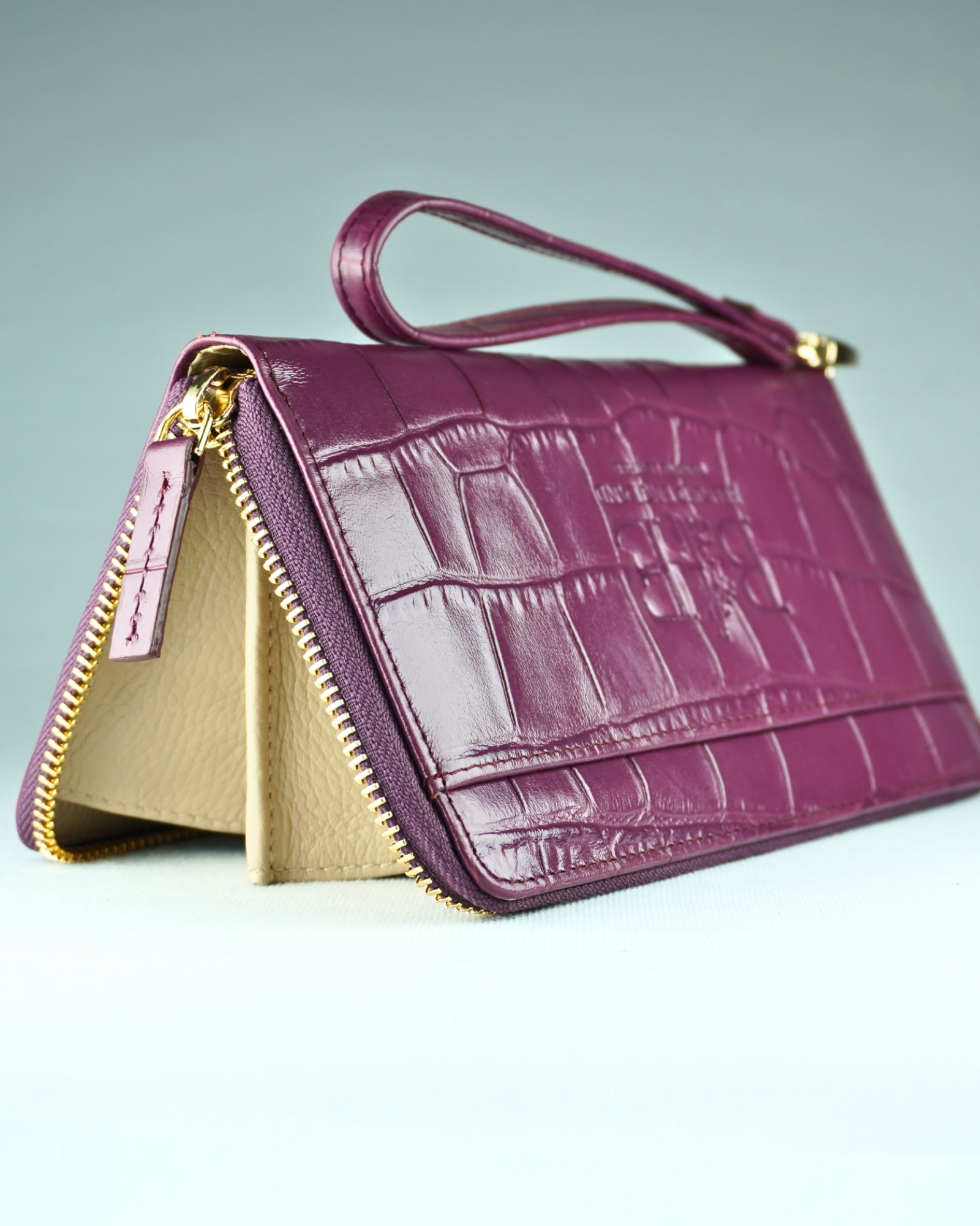 Lyra - Women’s Original Leather Wallet - Purple - Image 2