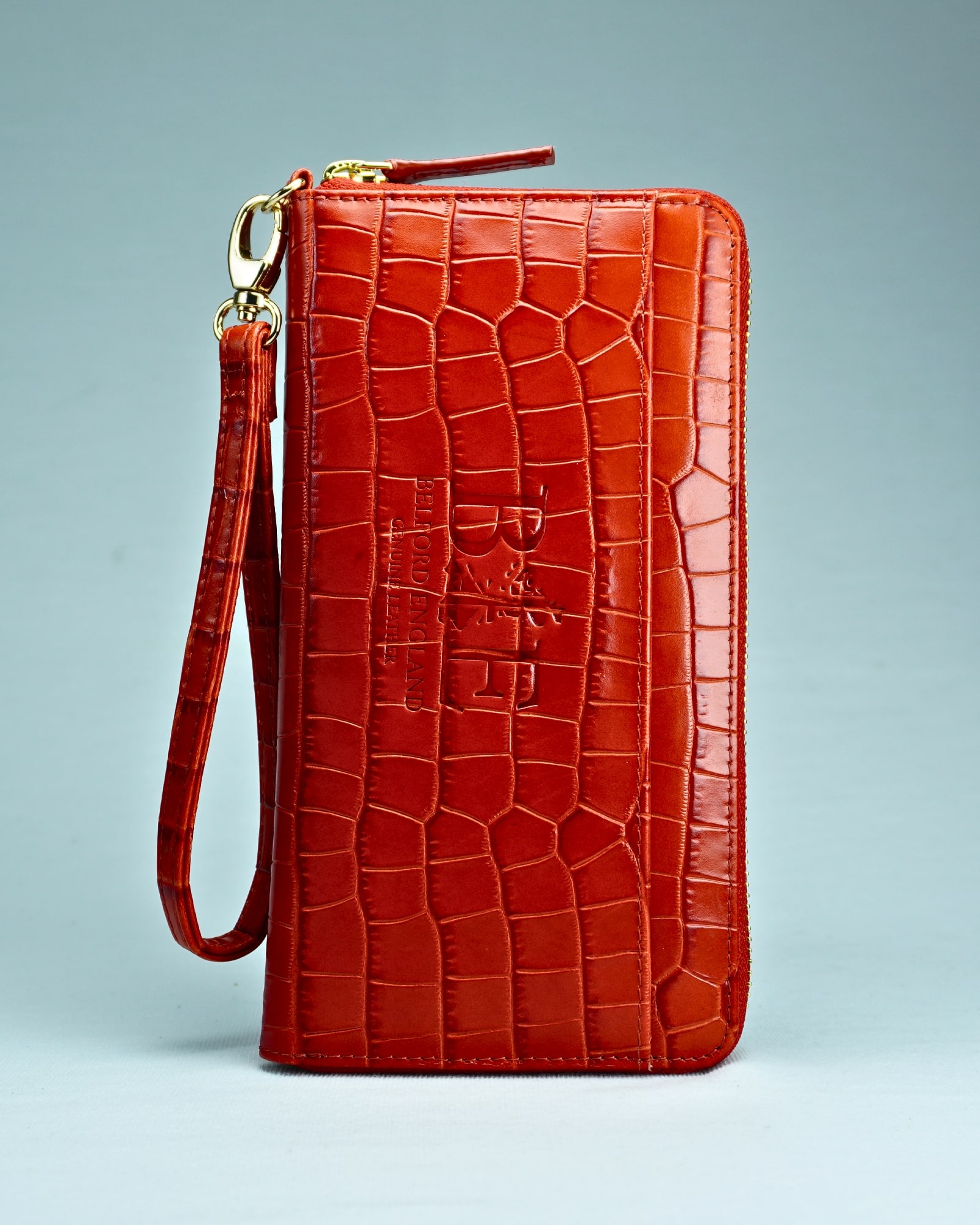 Lyra - Women’s Original Leather Wallet - Red - Image 3