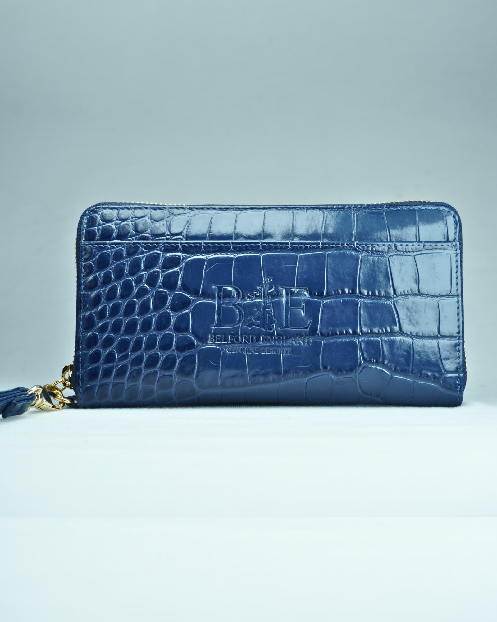 Mia - Women’s Original Leather Wallet (Premium Blue) - Image 3
