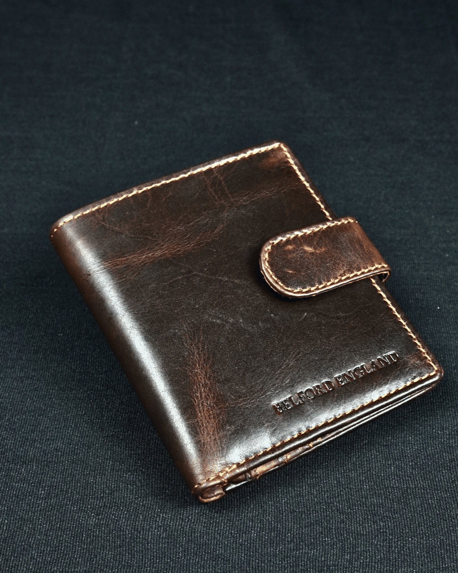 Braxton- Men’s Original Leather Wallet (Vintage Brown) - Image 10