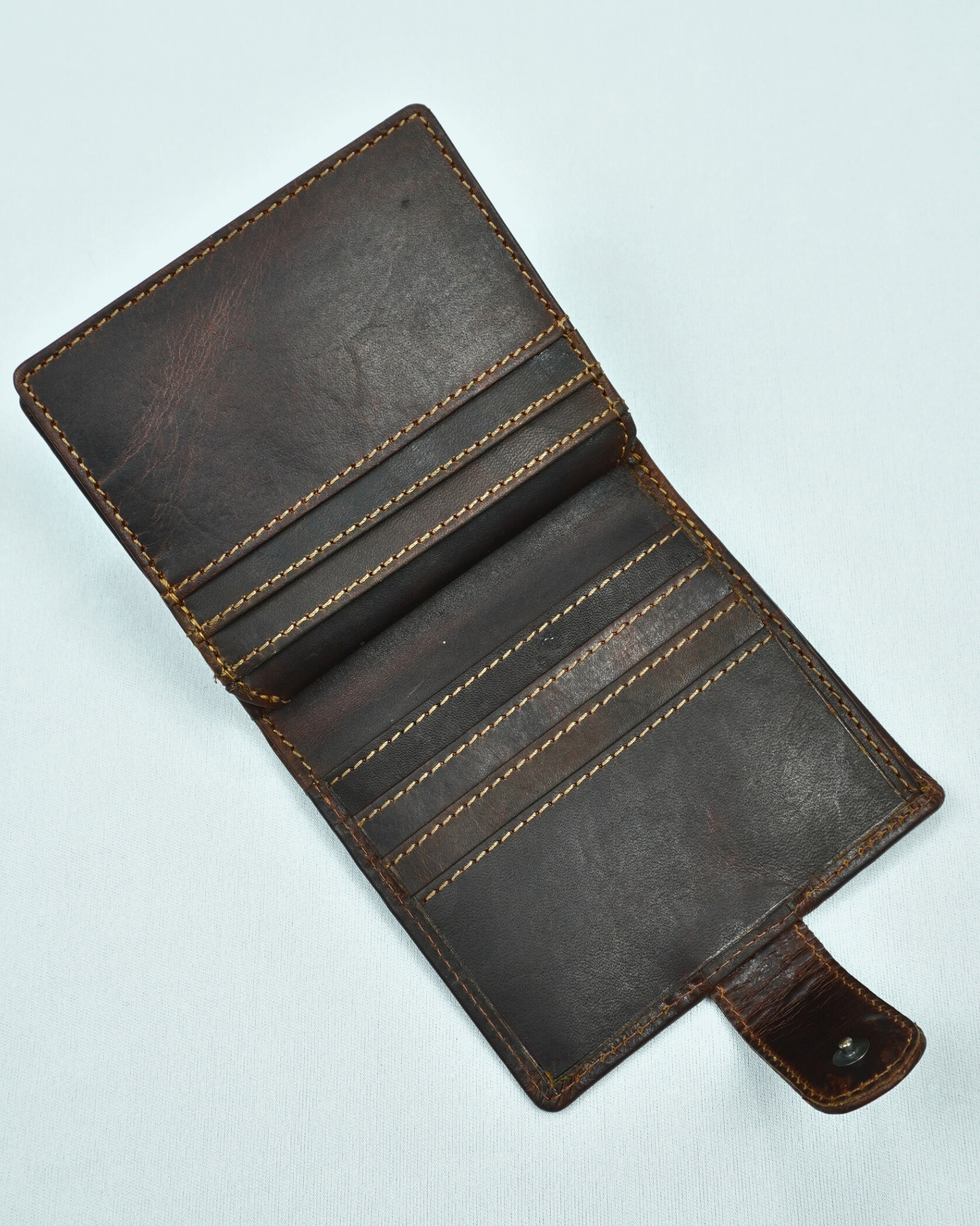 Braxton- Men’s Original Leather Wallet (Vintage Brown) - Image 6