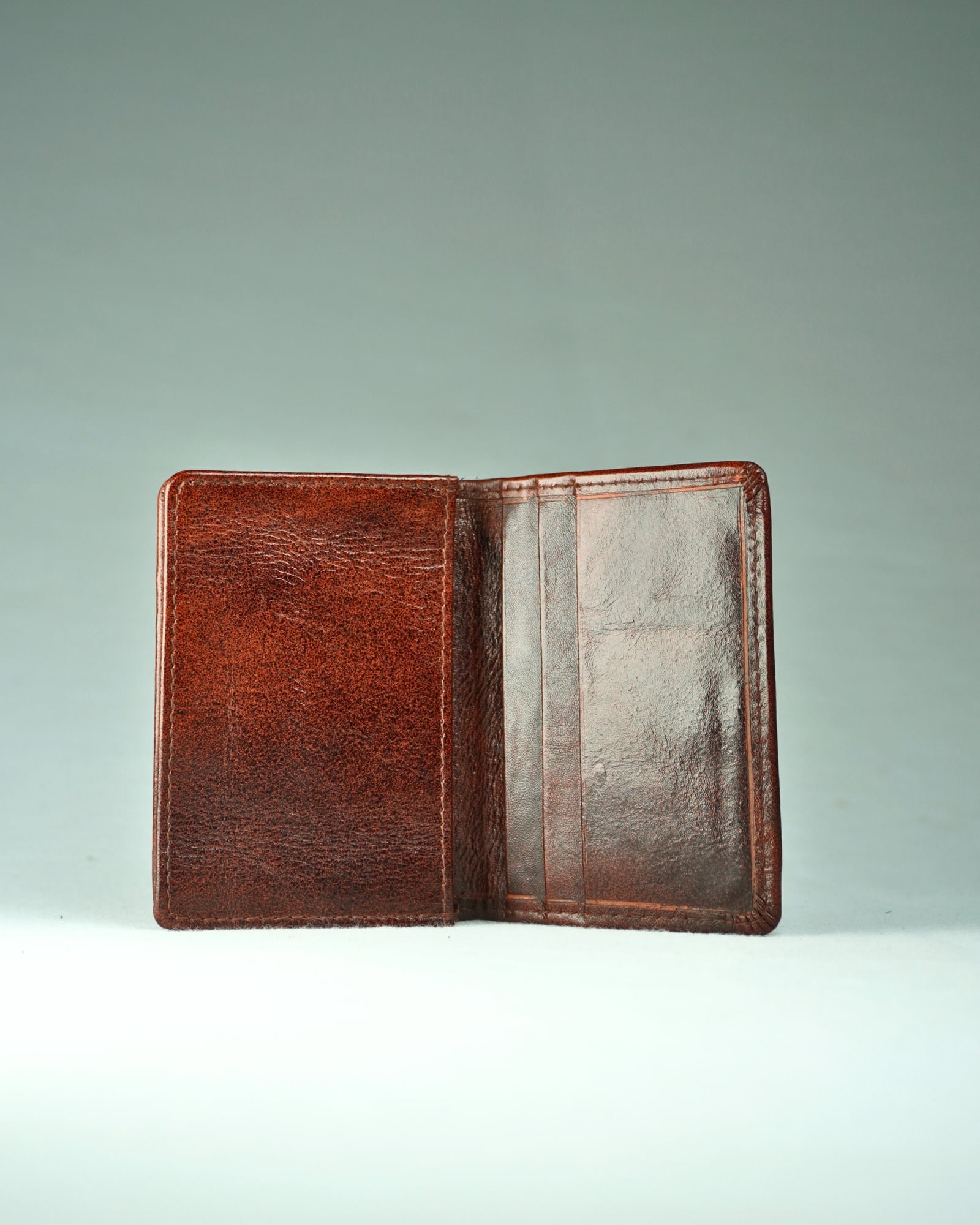 Doncaster - Men’s Original Leather (Sleek Design Wallet) - Cherry Blend - Image 2