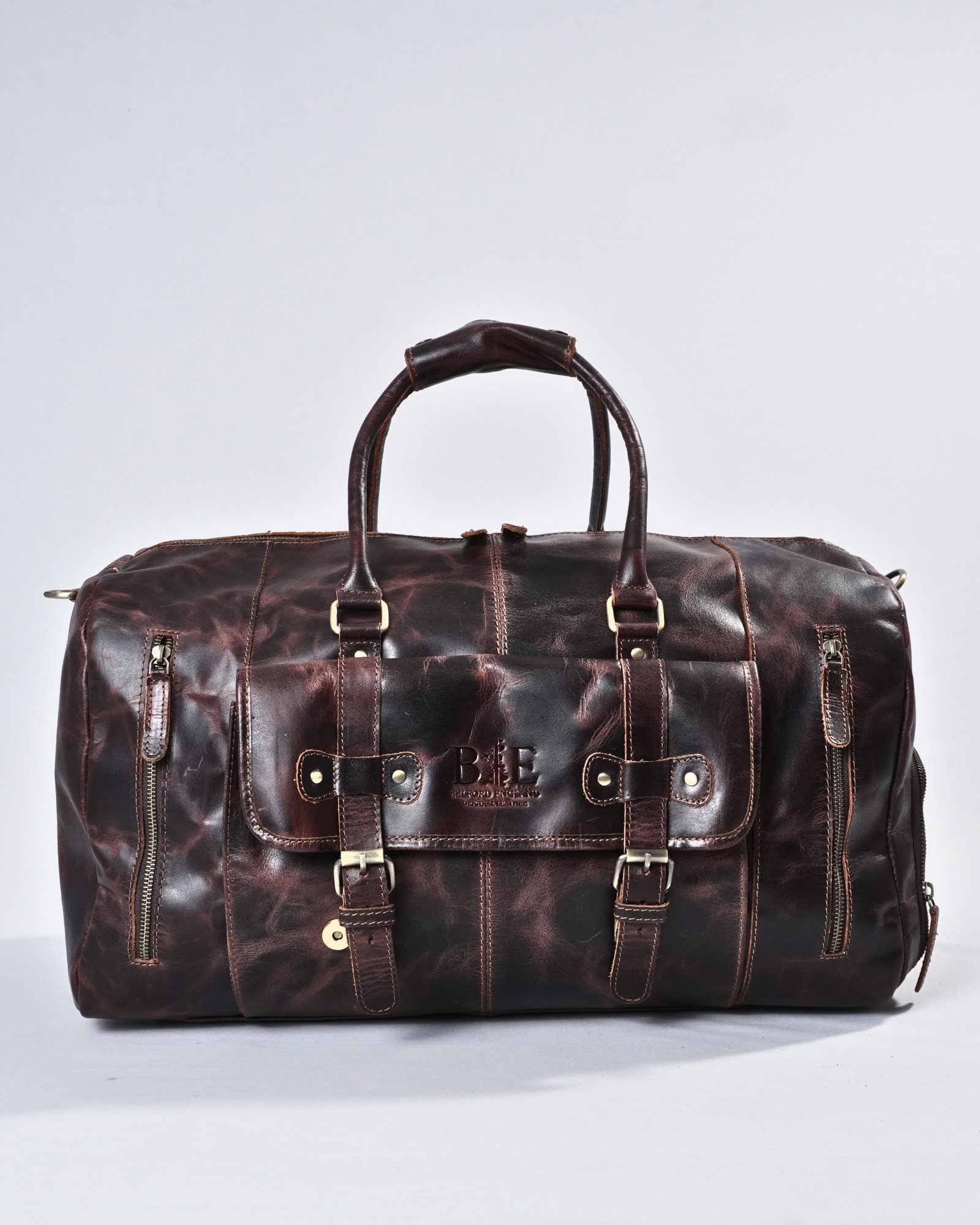 The Heritage Original Leather Travel Bag  (Vintage Brown) - Image 3