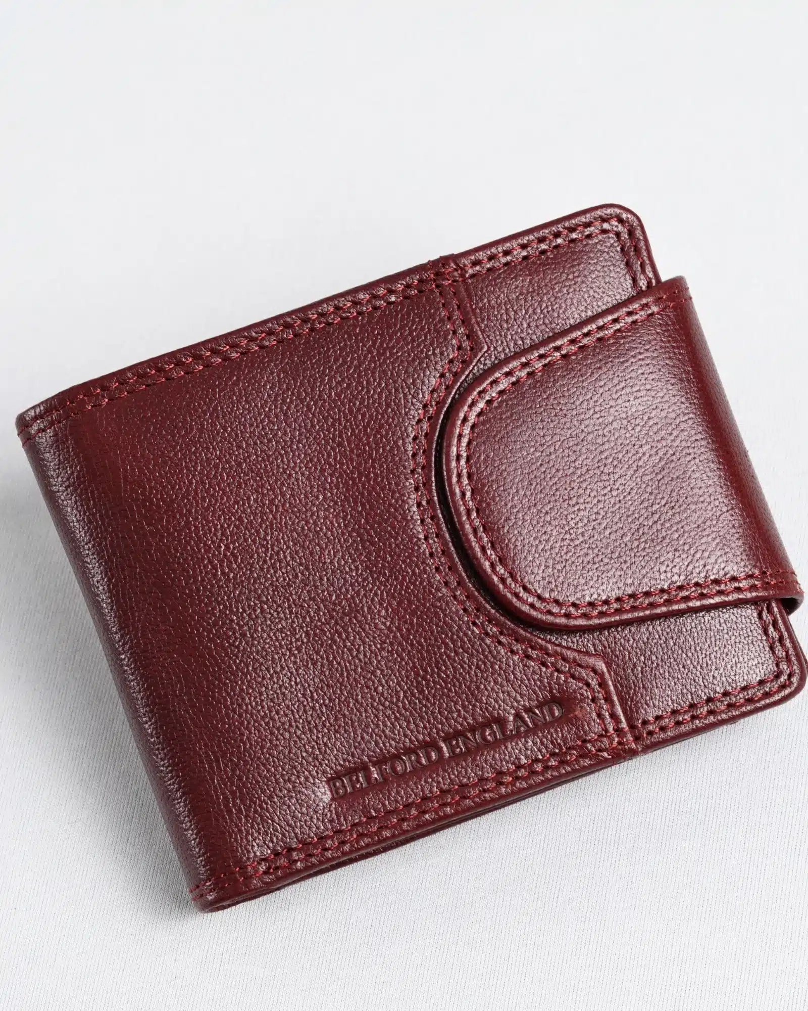 Derby - Men’s Original Leather Wallet (Brown & Cherry Blend)