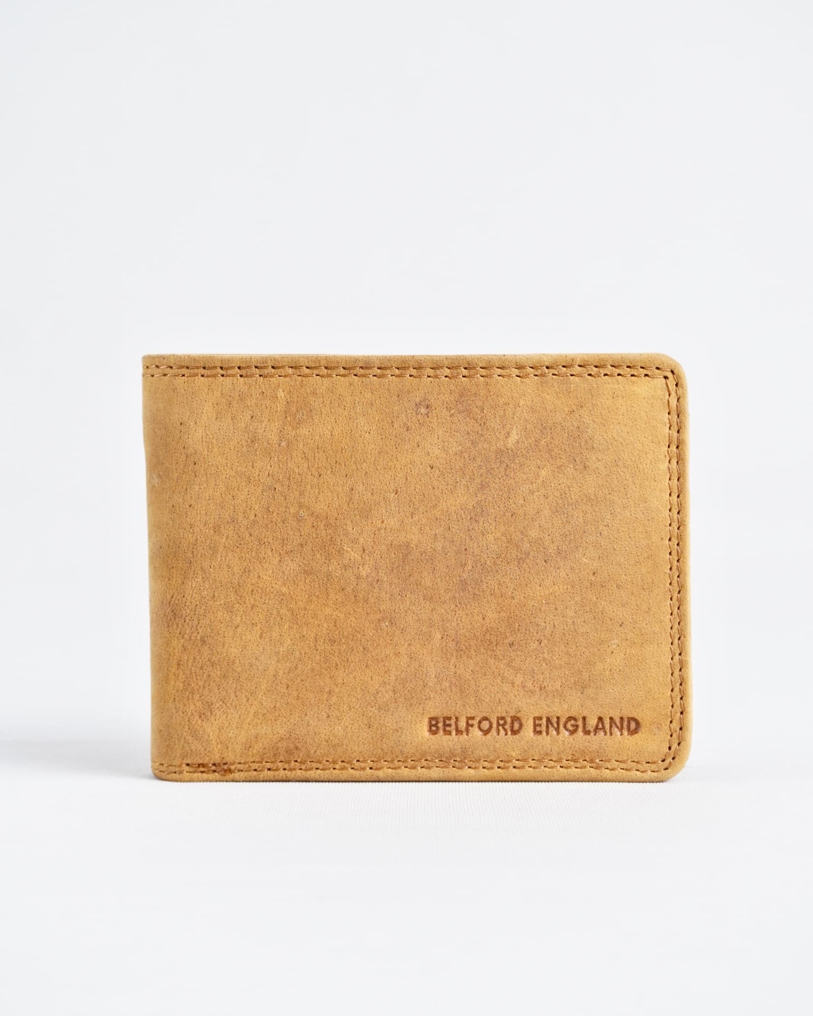 Cambridge Men’s Original Leather Wallet (Rugged Tan) - Image 6