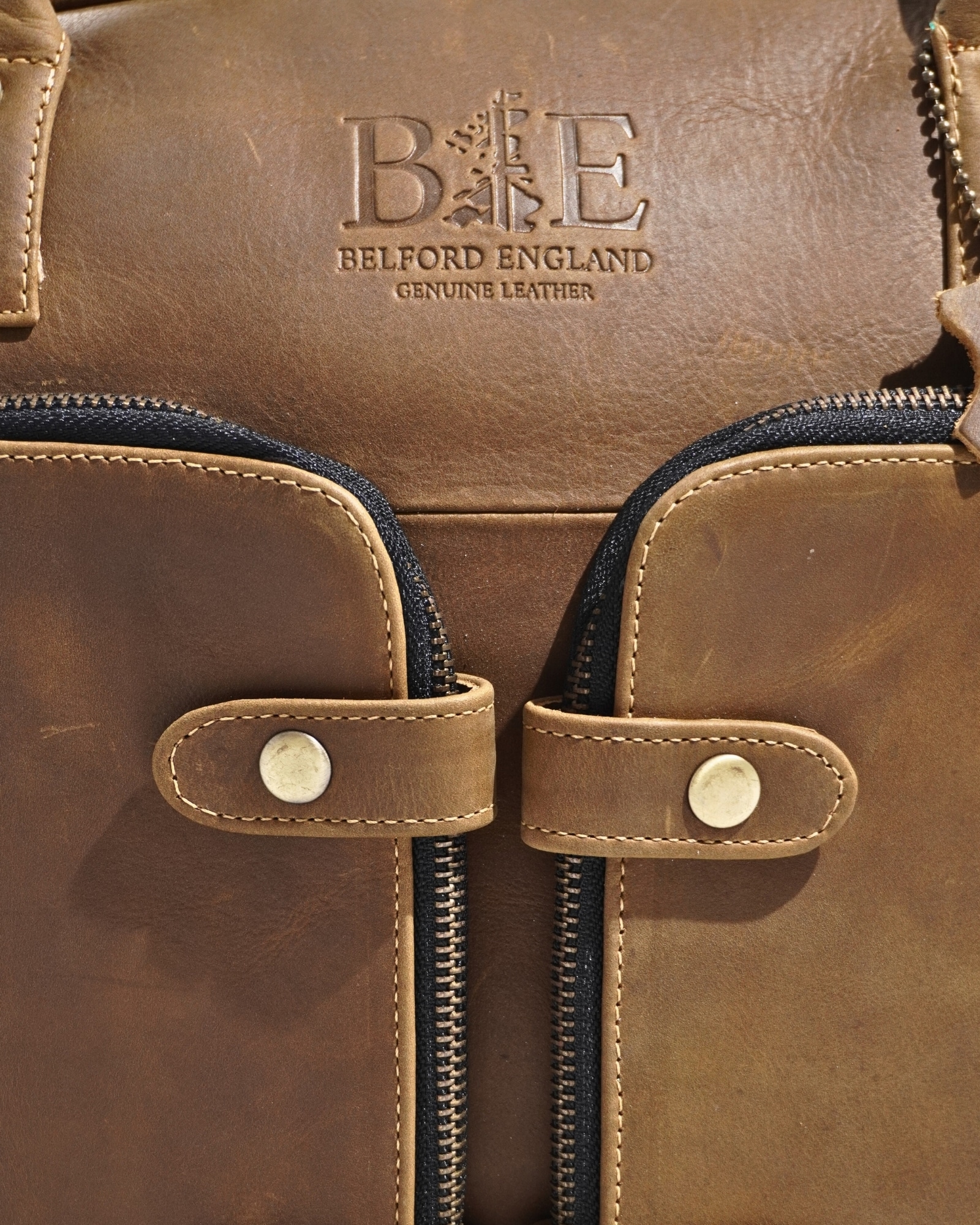 Crown Edition - Men's Executive 100% Original Leather Large Briefcase - Luxury Brown - Image 7