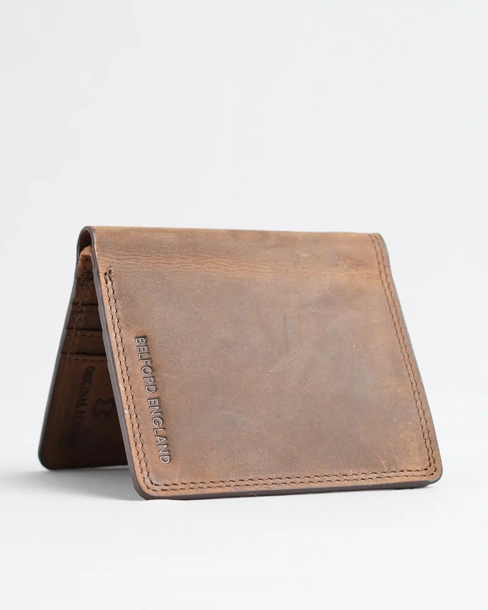 Aubrey - Men’s Original Leather Wallet - Rugged Brown - Image 4