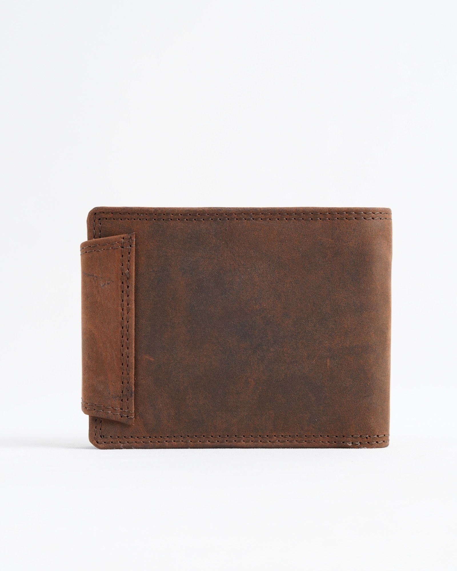 Derby - Men’s Original Leather Wallet (Rugged Series) - Brown - Image 10