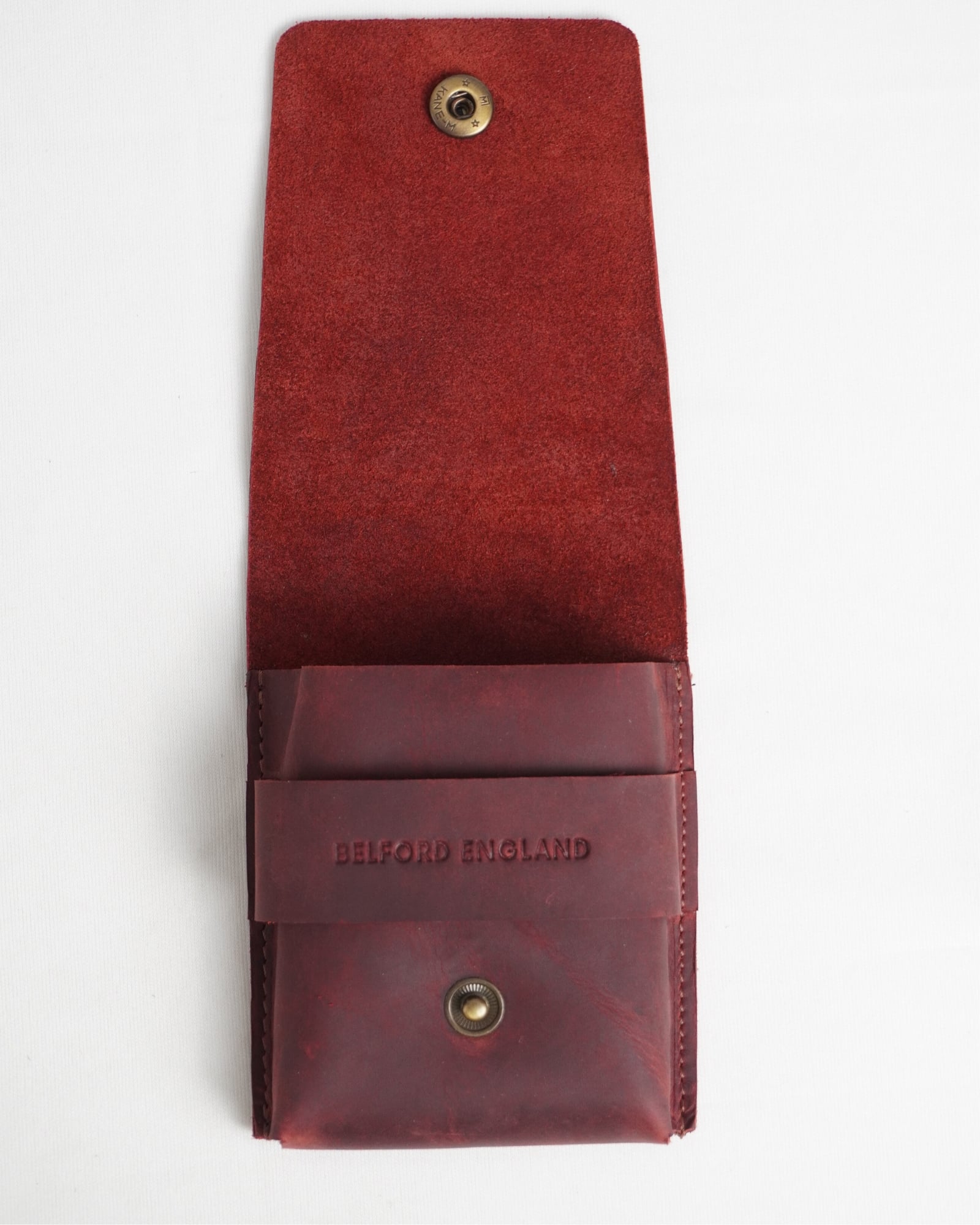 Bolton - Men’s Original Leather Wallet (Cherry) - Image 2
