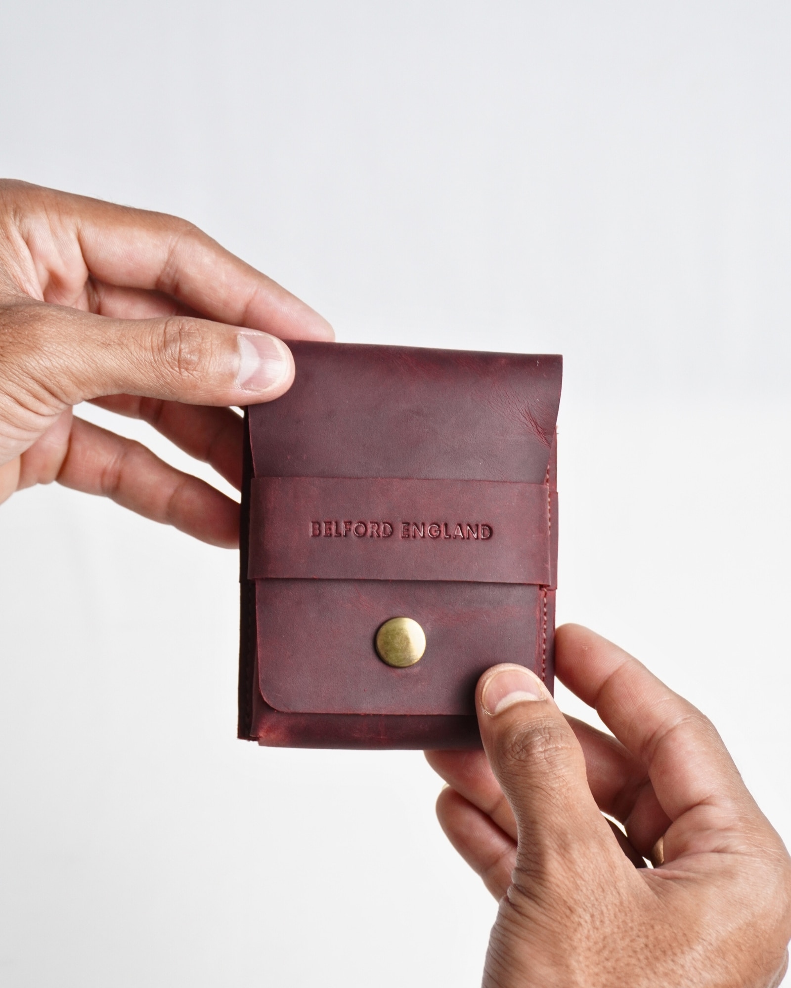 Bolton - Men’s Original Leather Wallet (Cherry) - Image 3