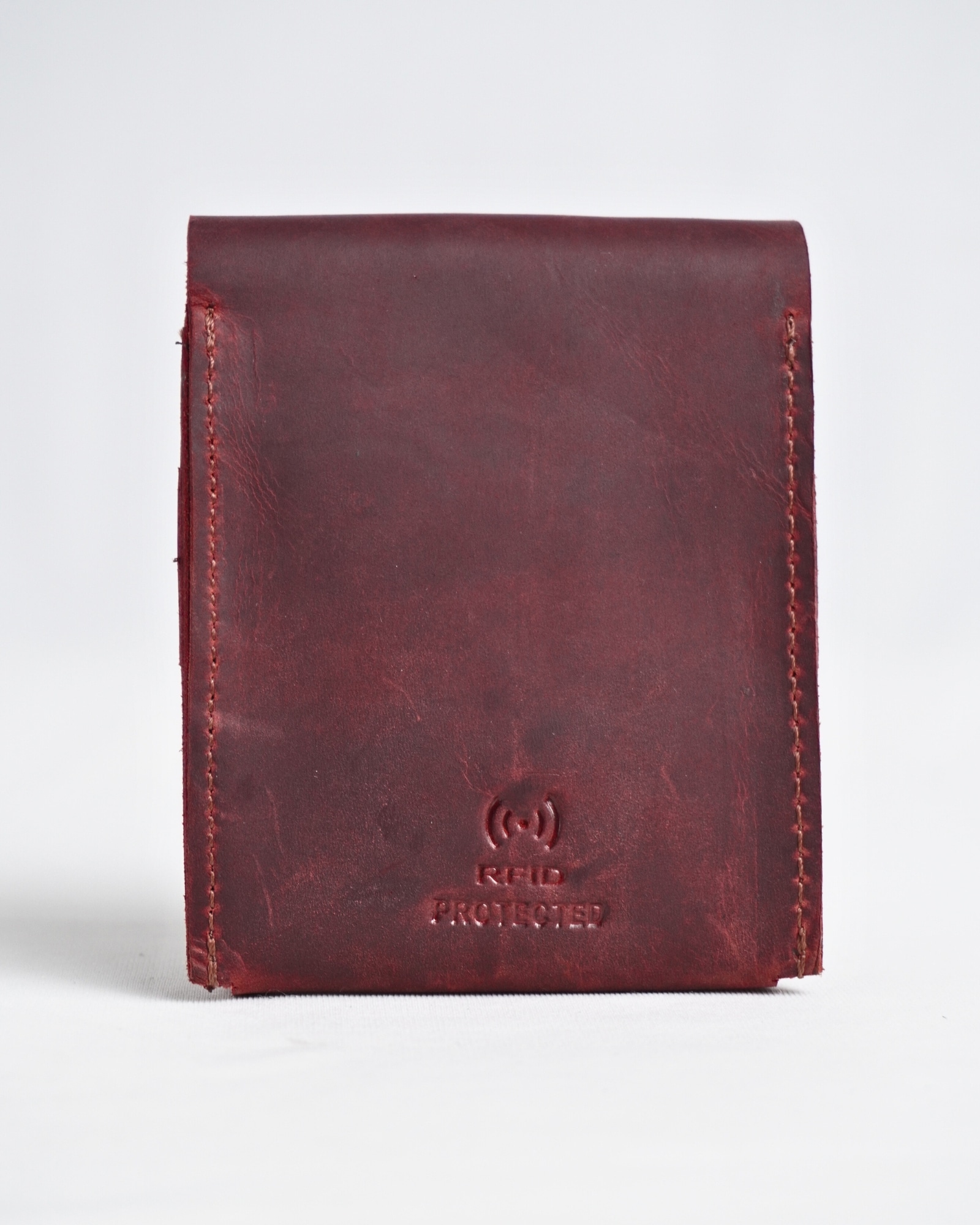 Bolton - Men’s Original Leather Wallet (Cherry) - Image 7