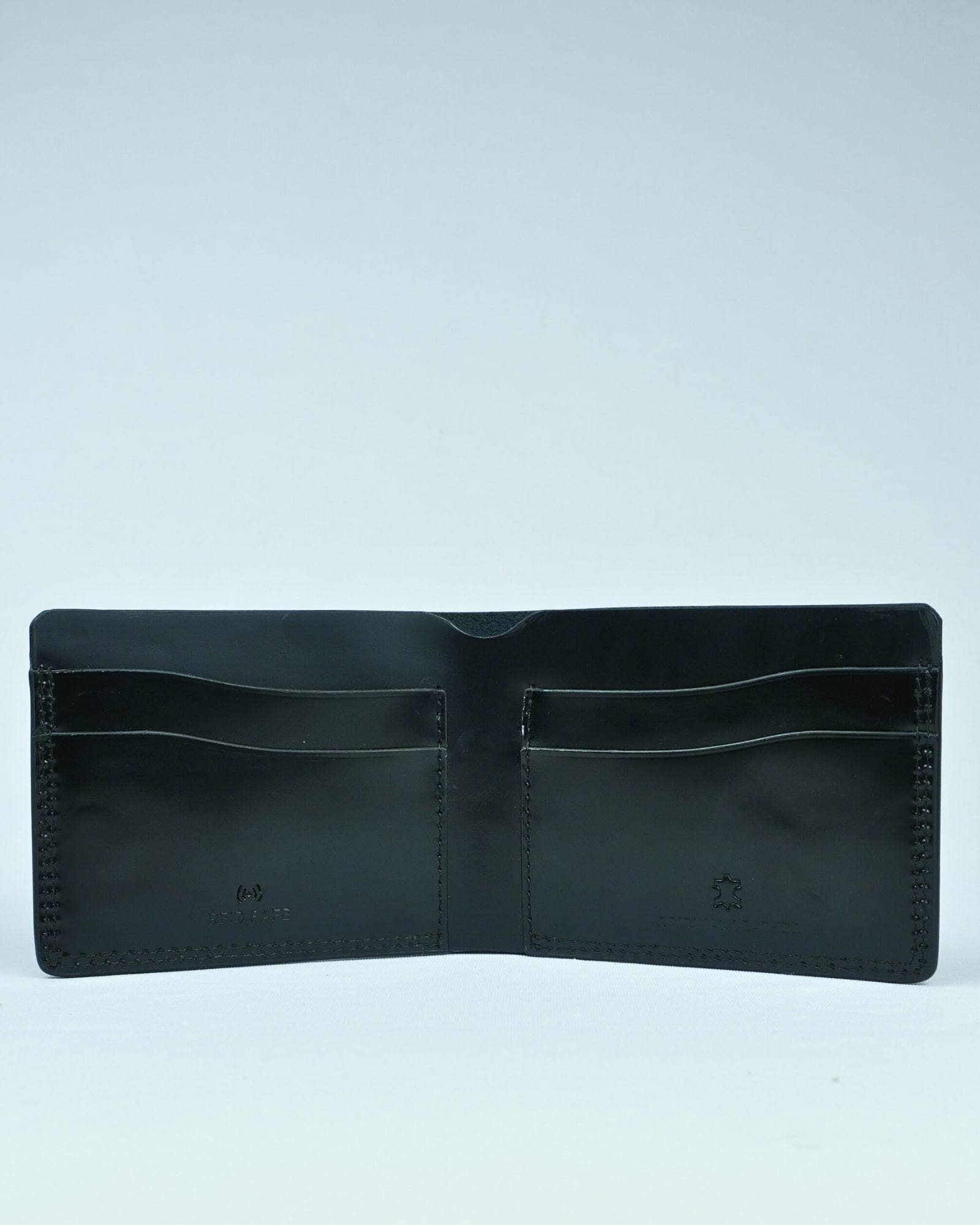 Berlin (Sleek Series) - Men’s Original Leather Wallet (Jet Black) - Image 5