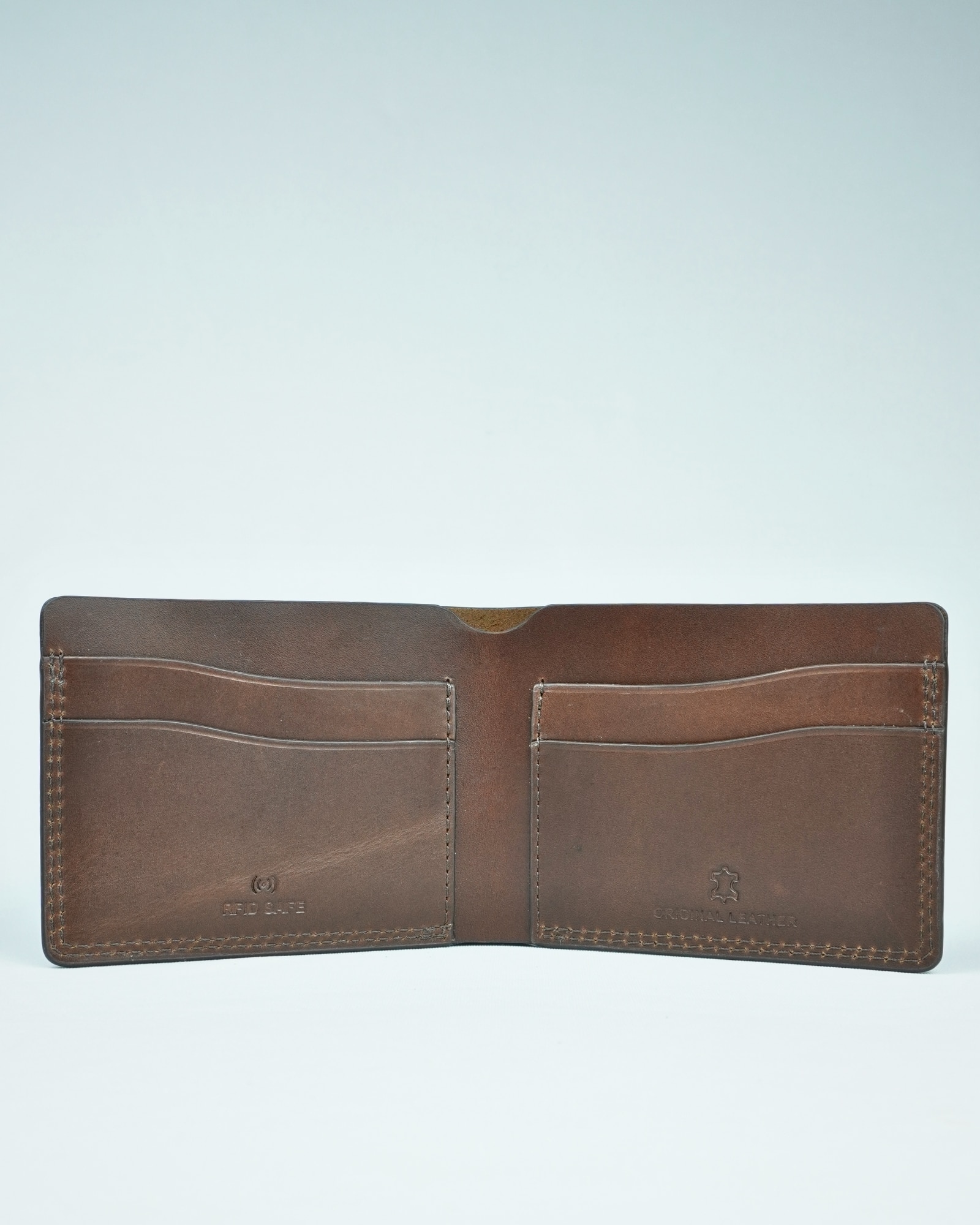 Berlin (Sleek Series) - Men’s Original Leather Wallet (Lux Brown) - Image 3