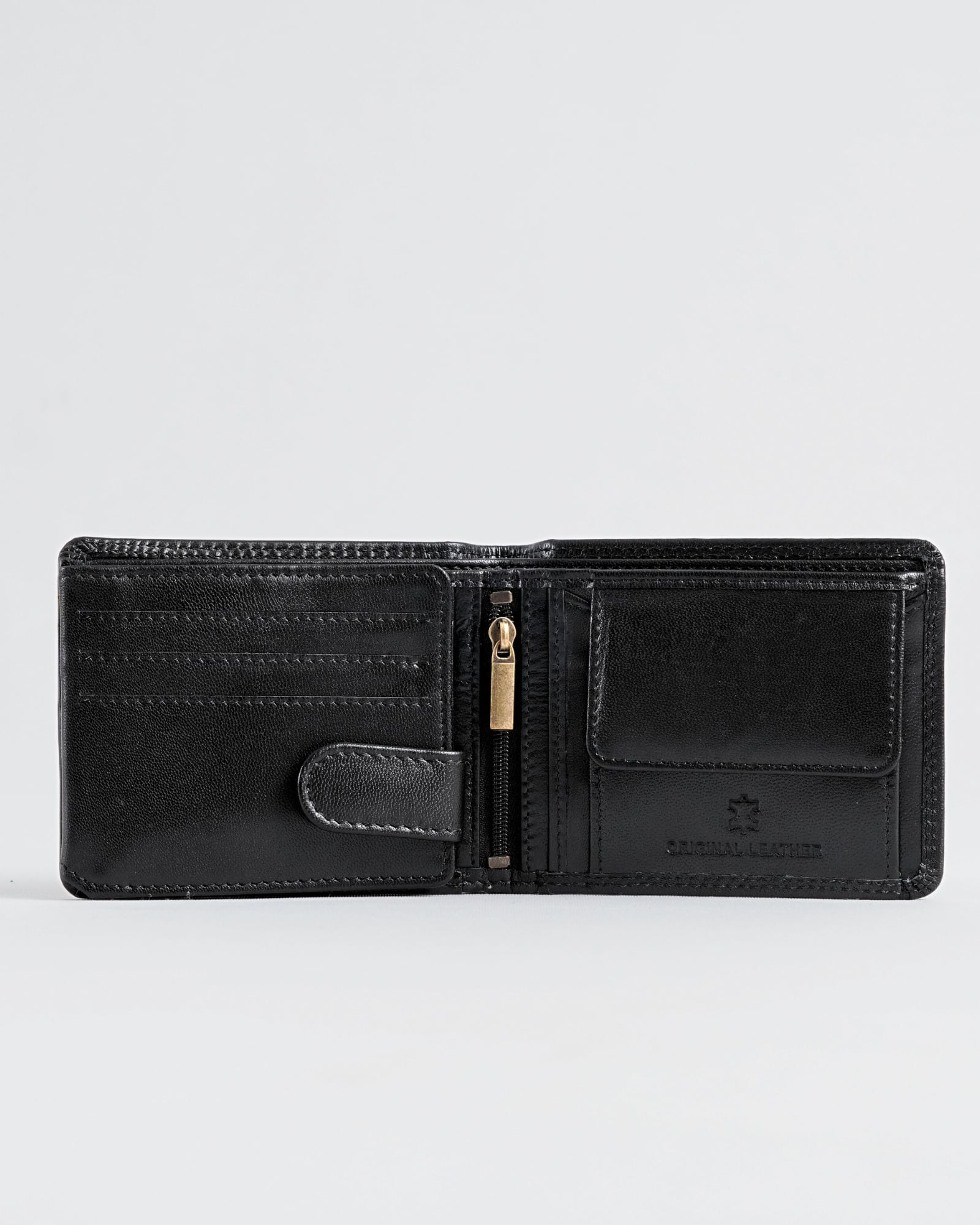 Cambridge (Limited Edition) Men’s Original Leather Wallet - Black - Image 5