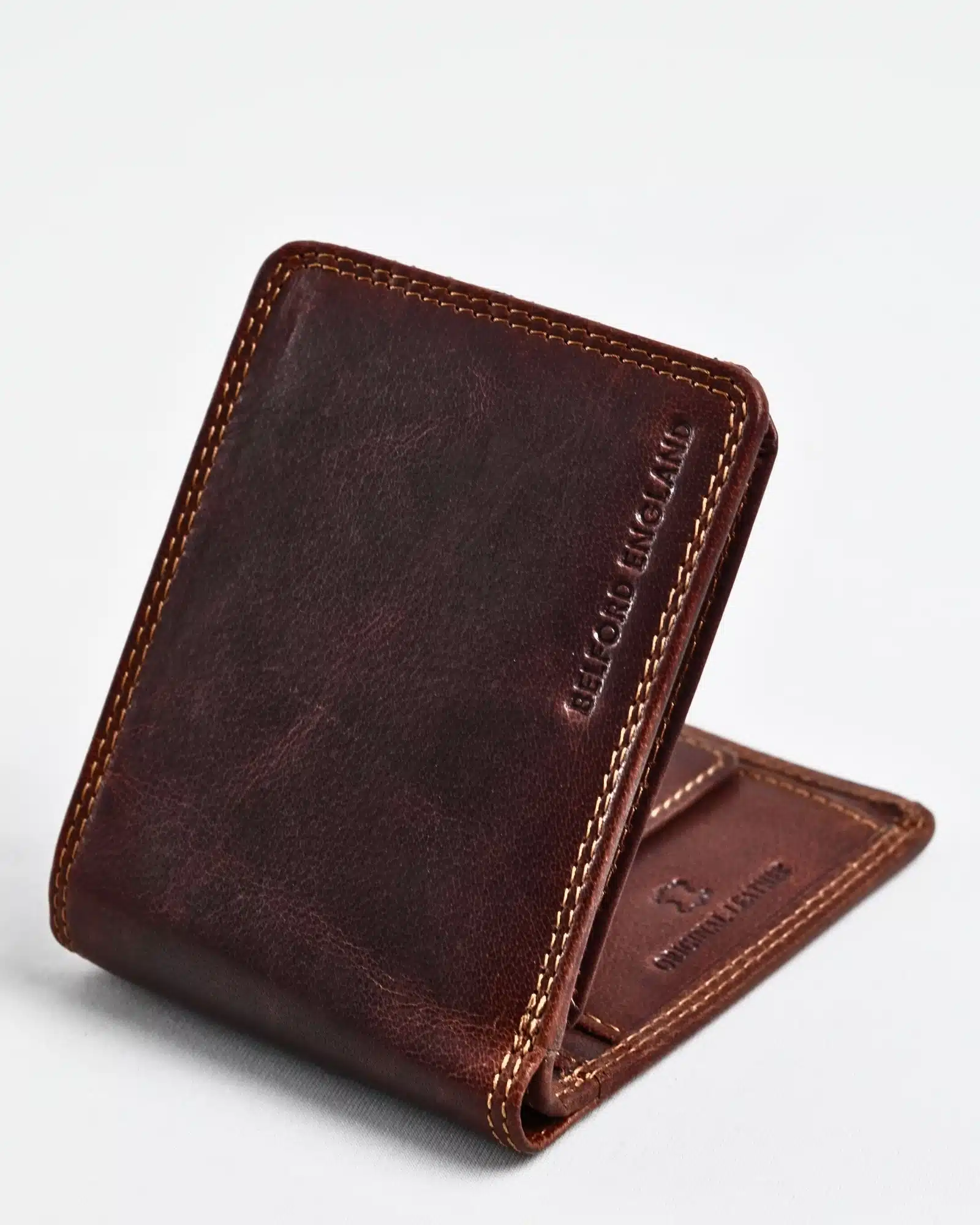 Cambridge - Men’s Original Leather Wallet (Vintage Brown)