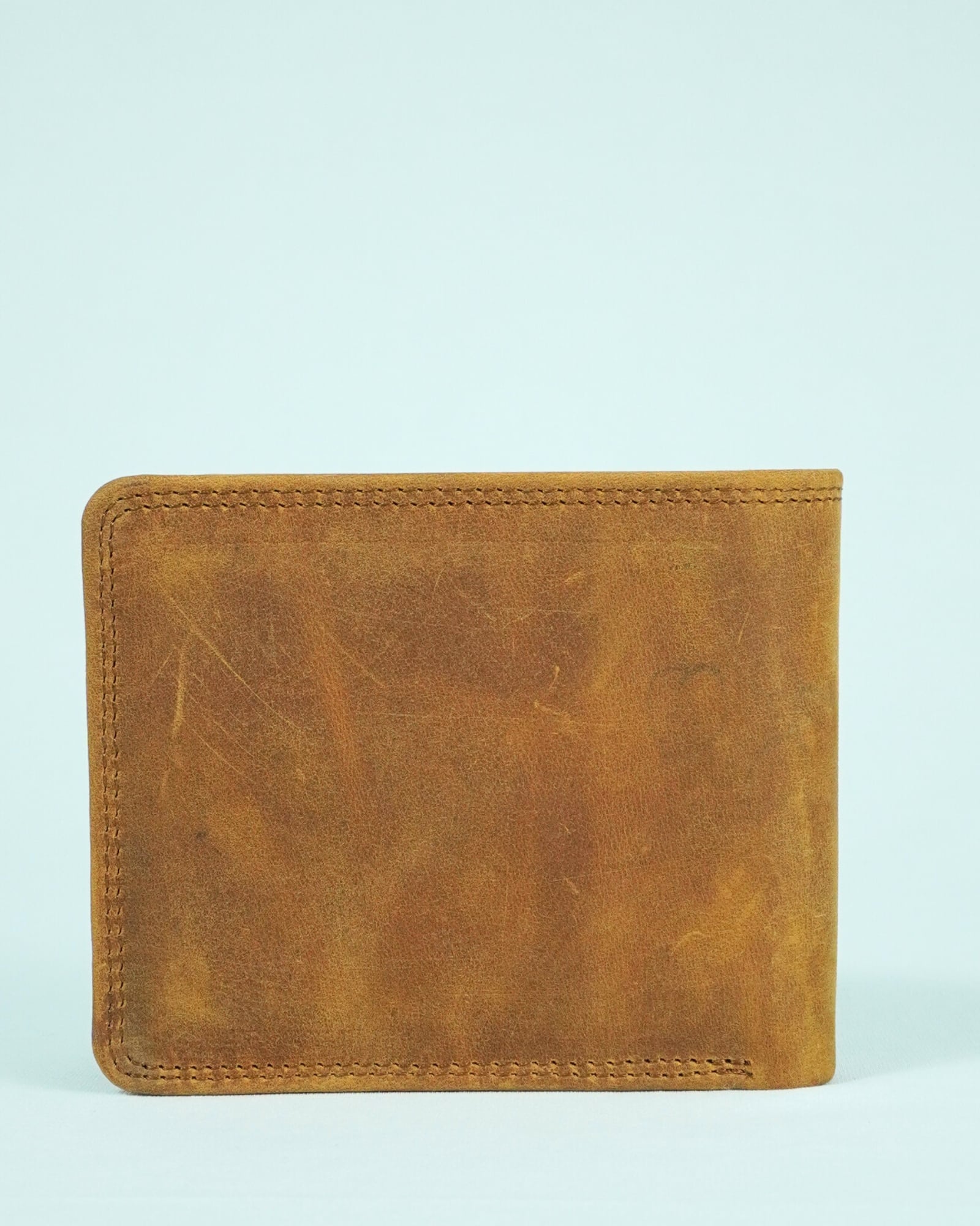 Cambridge - Men’s Original Leather Wallet (Vintage Rustic Tan) - Image 7