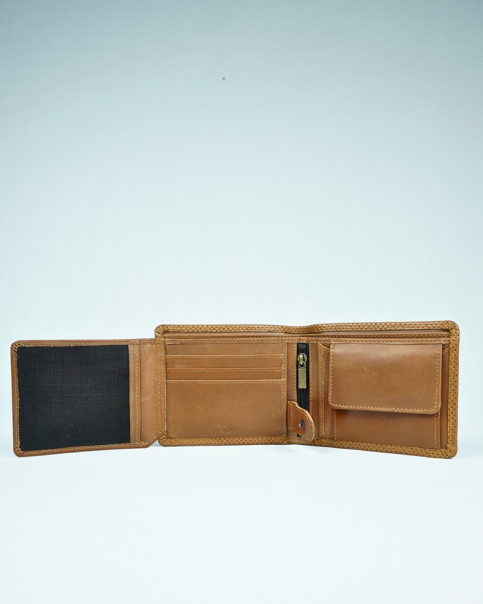 Cambridge Men’s Original Soft Leather Wallet (Premium Brown) - Image 2