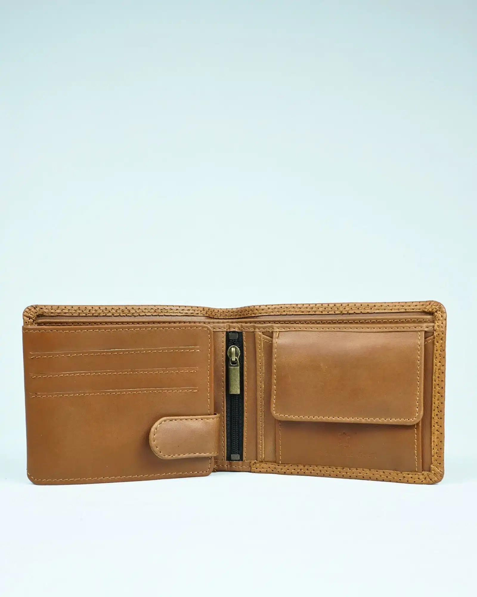 Cambridge Men’s Original Soft Leather Wallet (Premium Brown) - Light - Image 2
