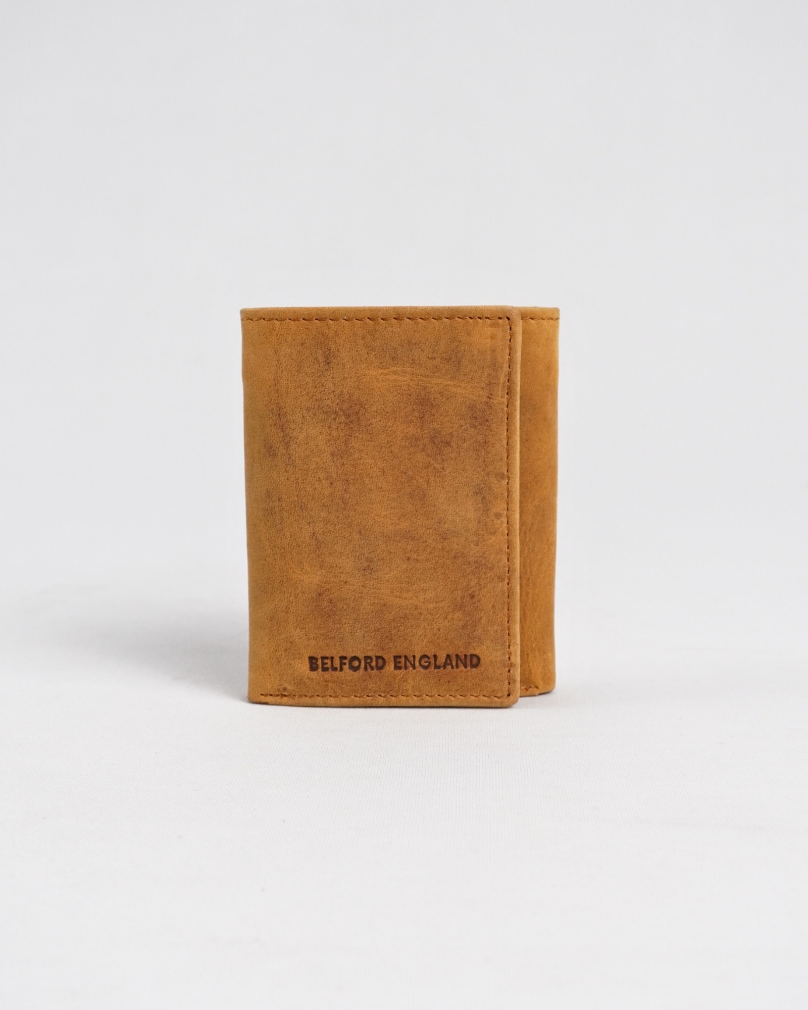 Dublin - Men’s Original Leather Trifold Wallet (Rugged Series) - Tan - Image 5