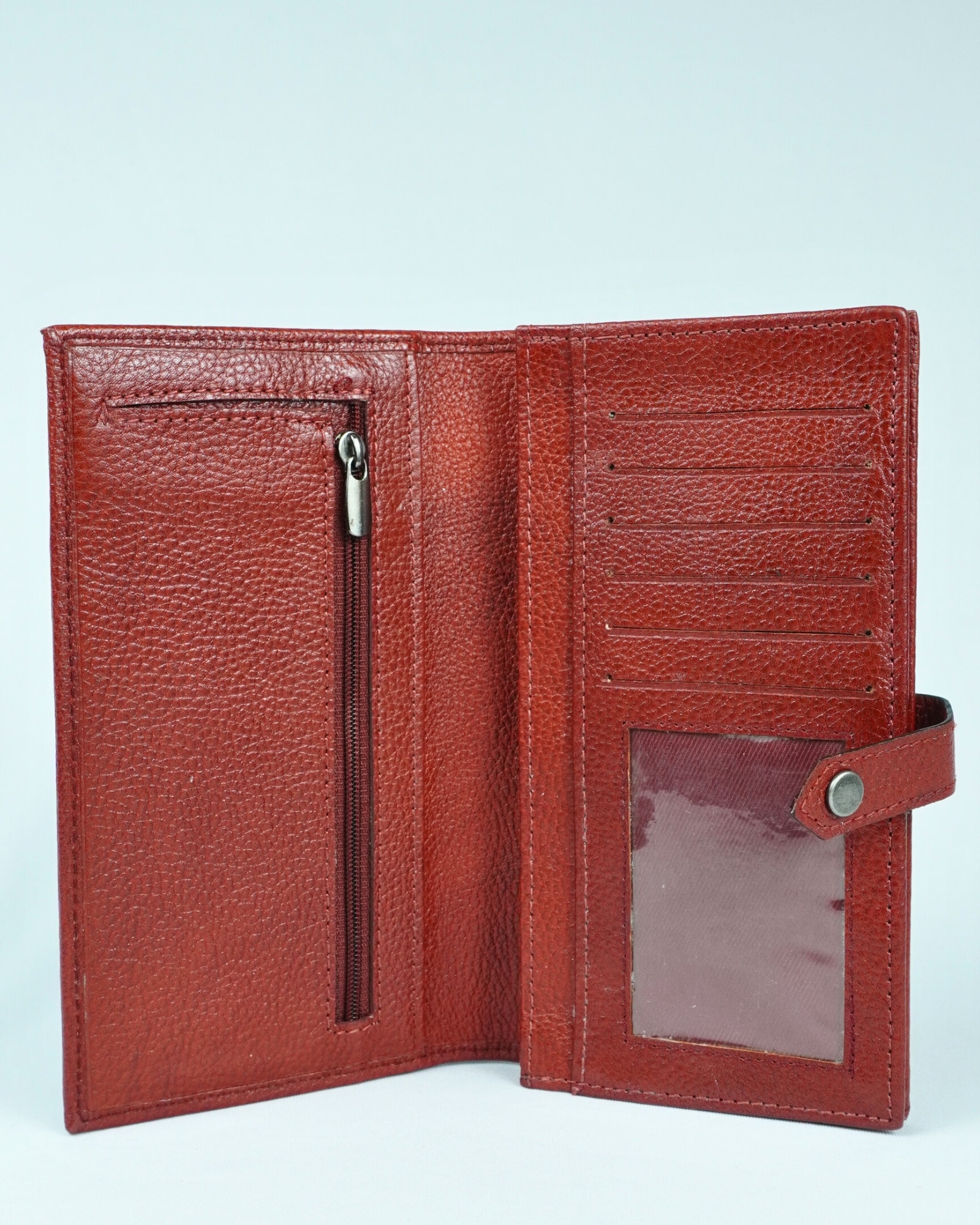 Lily - Women’s Original Leather Wallet - Red