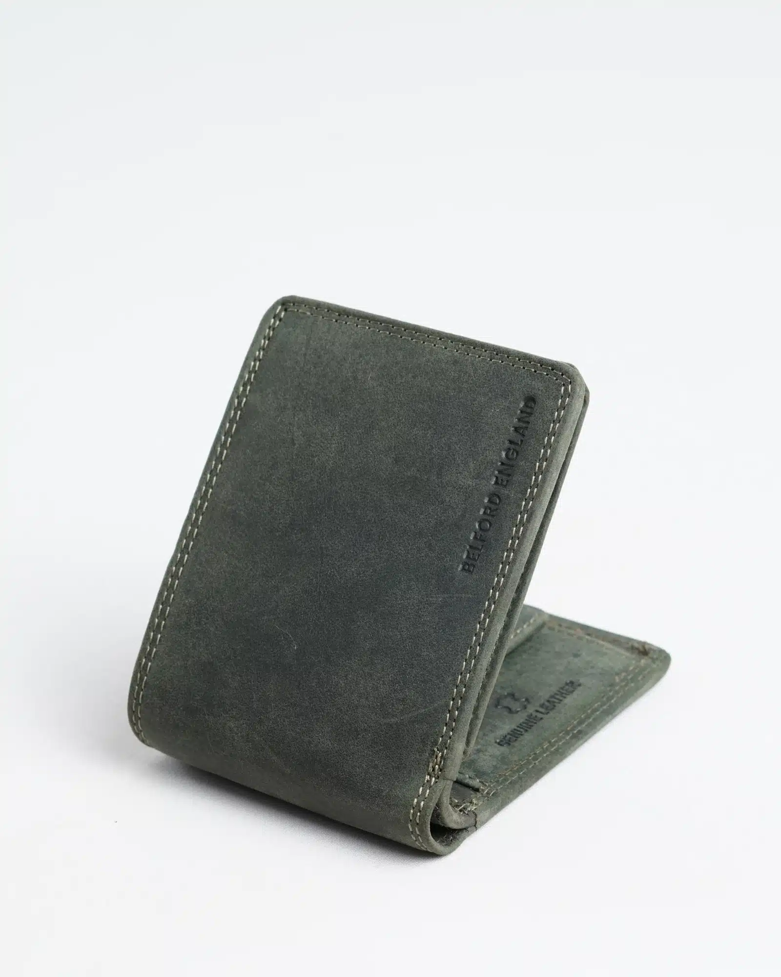 Cambridge Men’s Original Leather Wallet (Rugged Green)