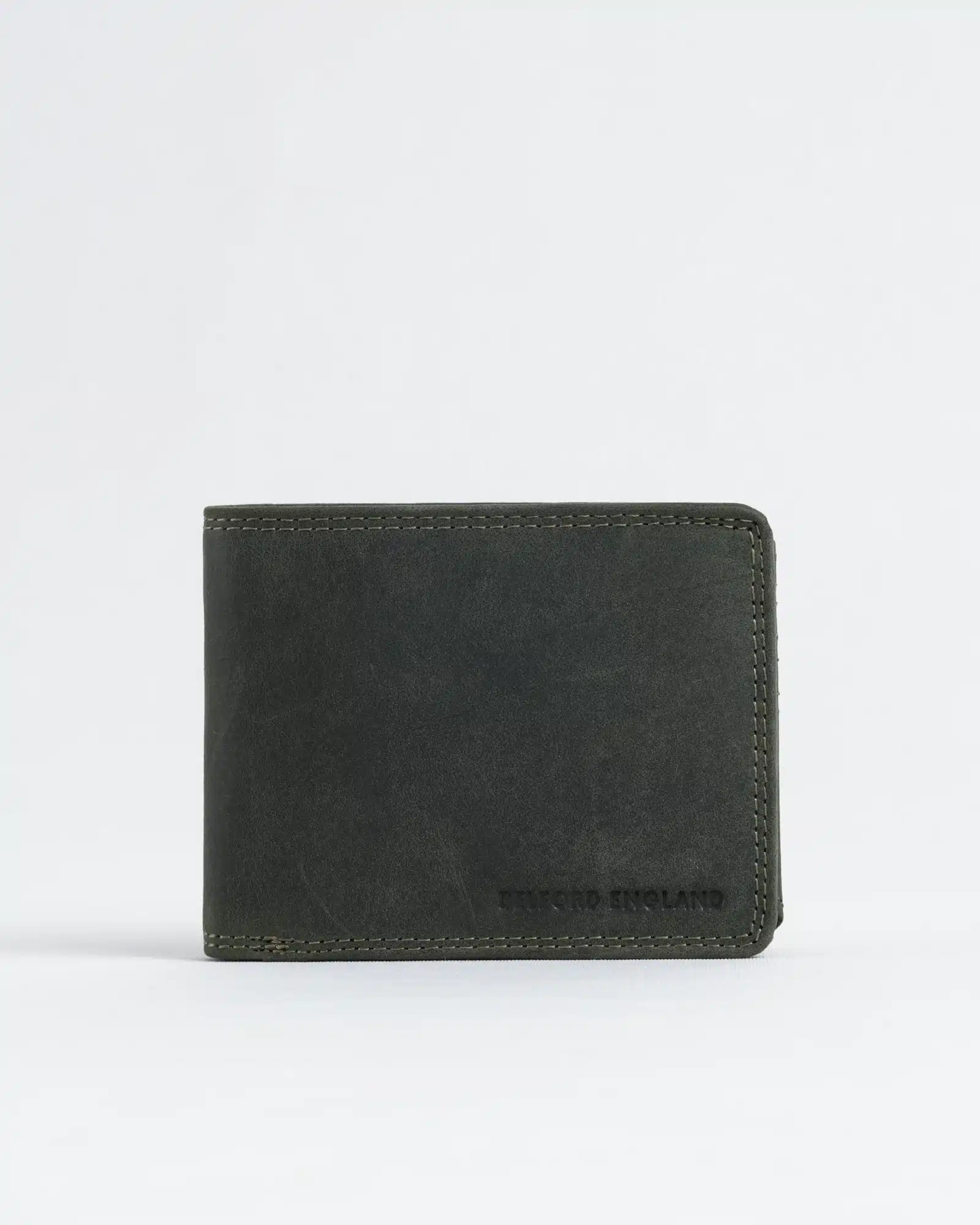 Cambridge Men’s Original Leather Wallet (Rugged Green) - Image 6