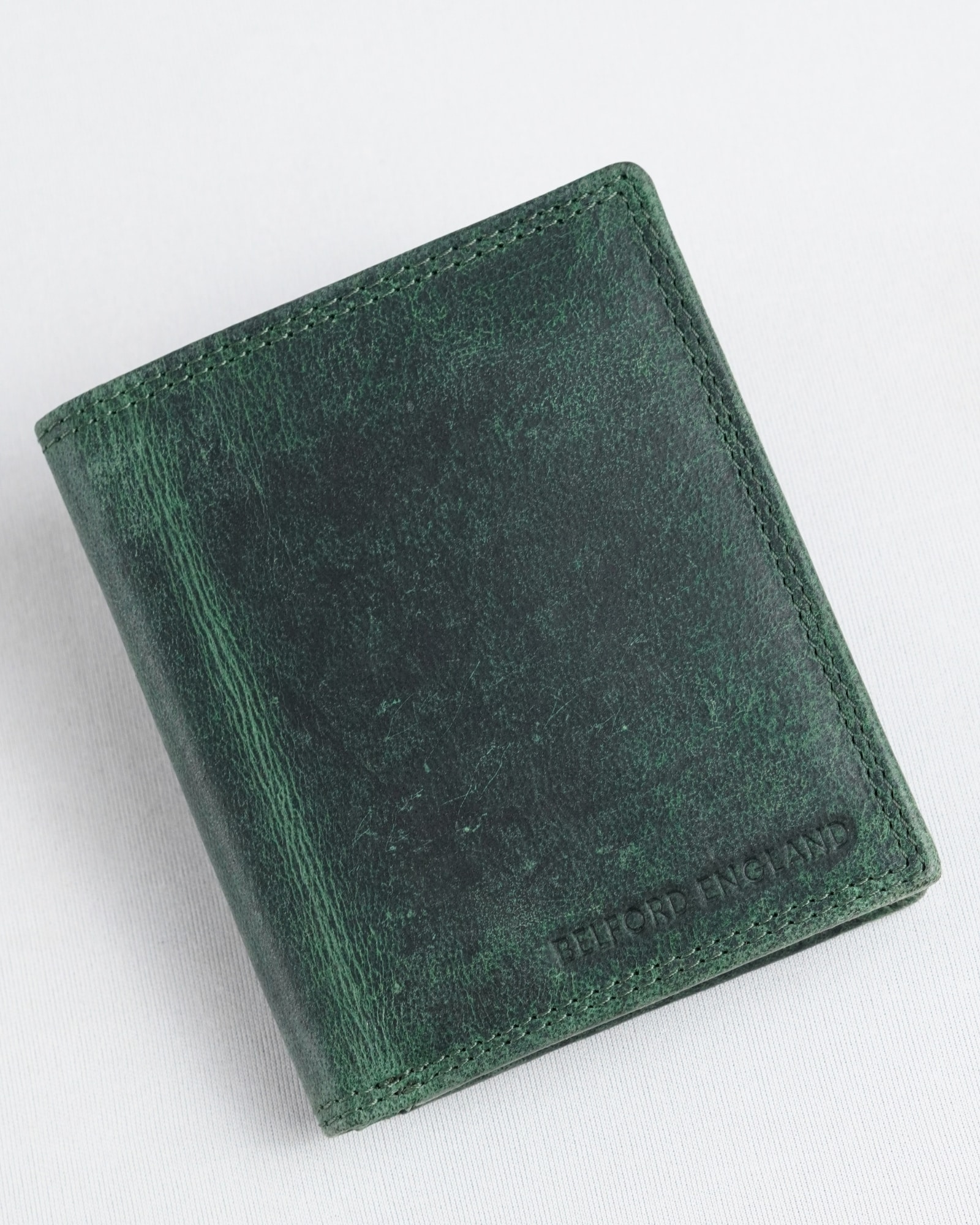 Hyde(Sleek Series) Men’s Original Leather Wallet (Rugged Green) - Image 7