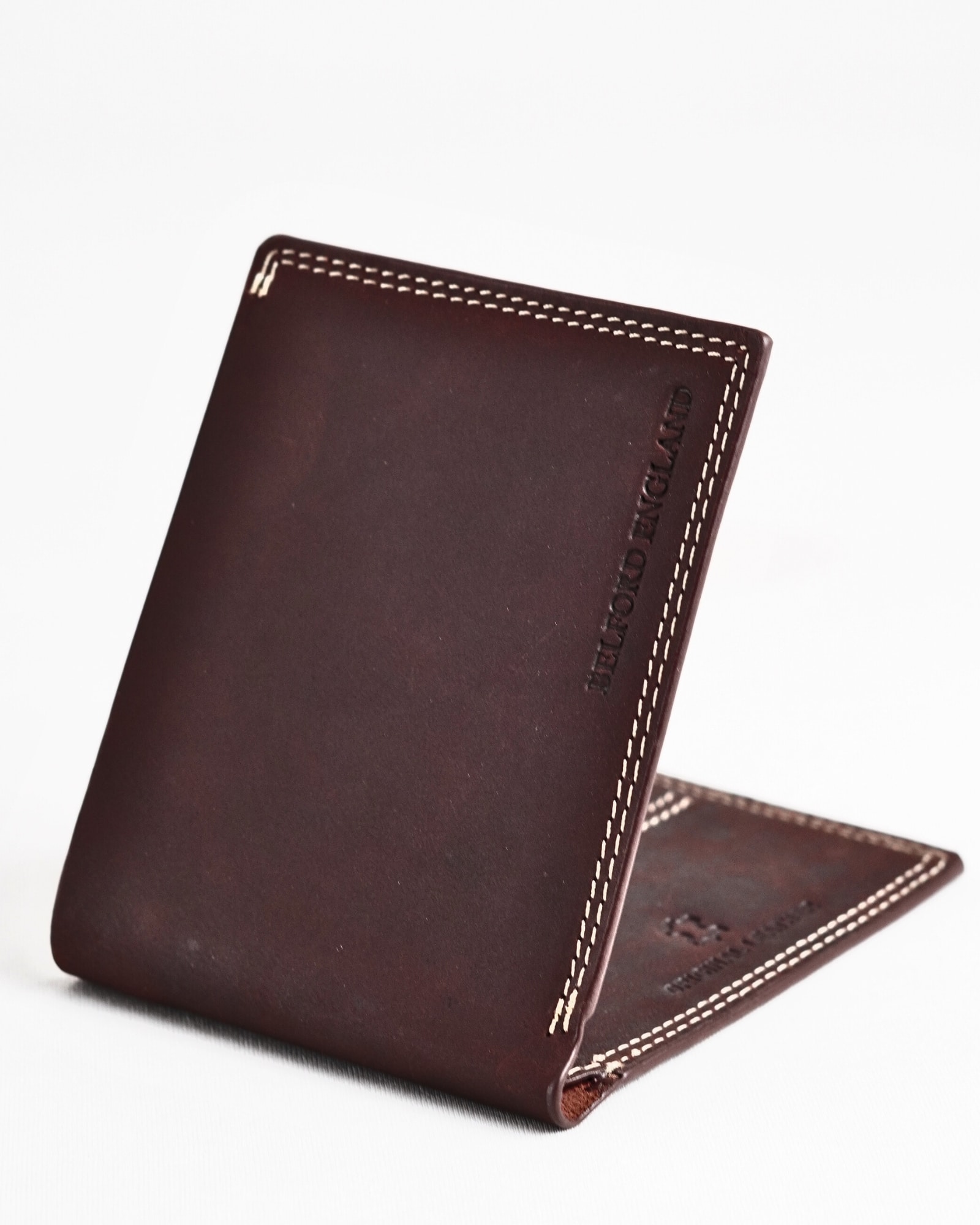 Heritage (Sleek Series) - Men’s Original Leather Wallet - Vintage Brown - Image 5