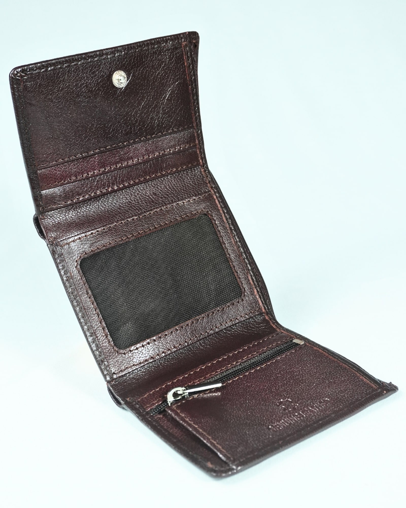 Dublin - Men’s Original Leather Trifold Wallet (Cherry)