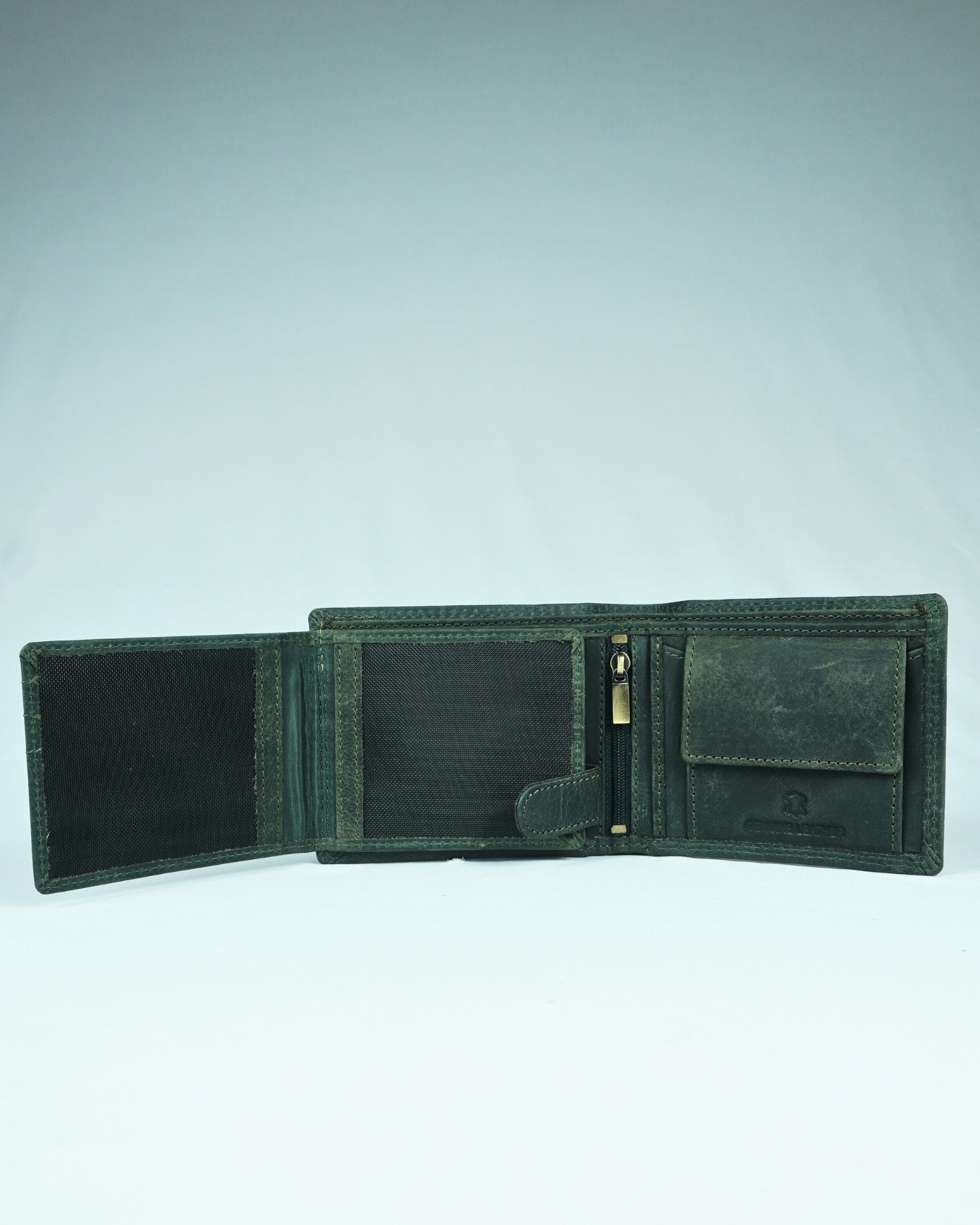 Harvard Men’s Original Soft Leather Wallet (Rugged Pine) - Image 5