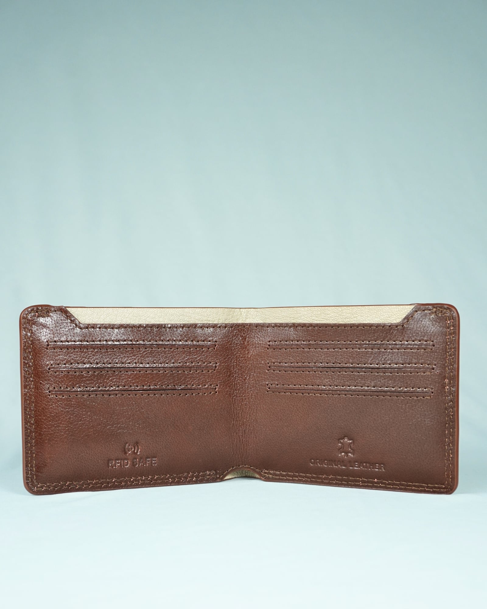 Heritage (Sleek Series) - Men’s Original Leather Wallet - Rich Brown - Image 3