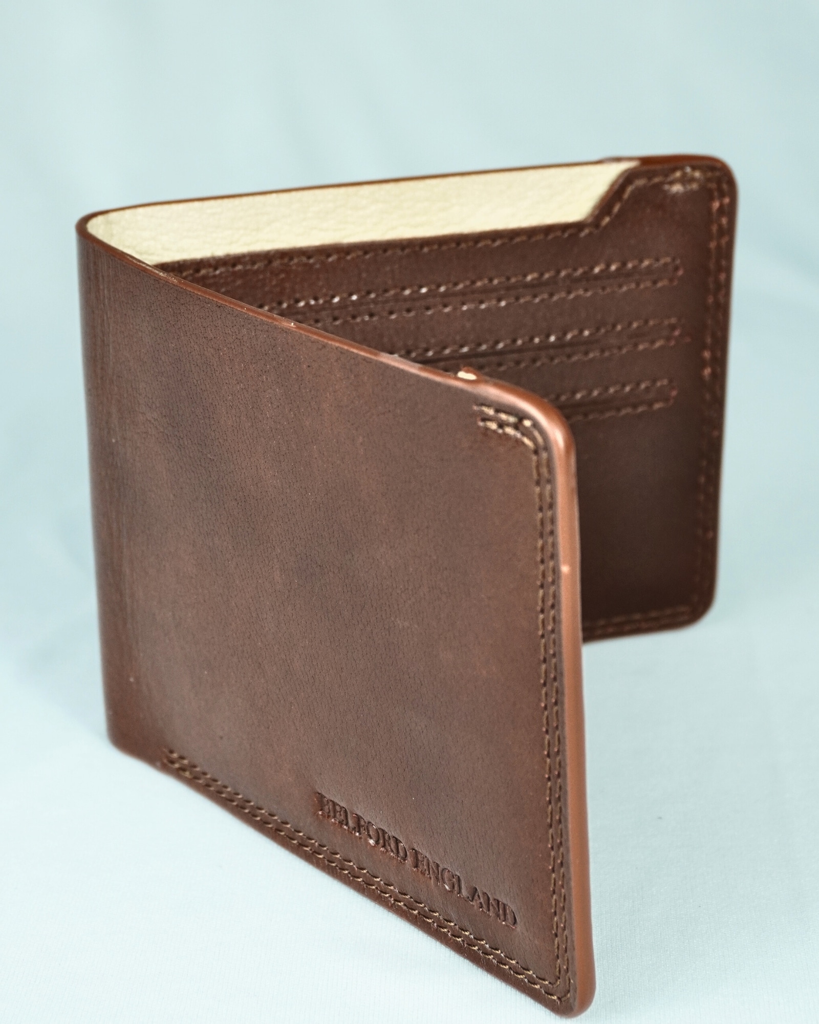 Heritage (Sleek Series) - Men’s Original Leather Wallet - Rich Brown - Image 4
