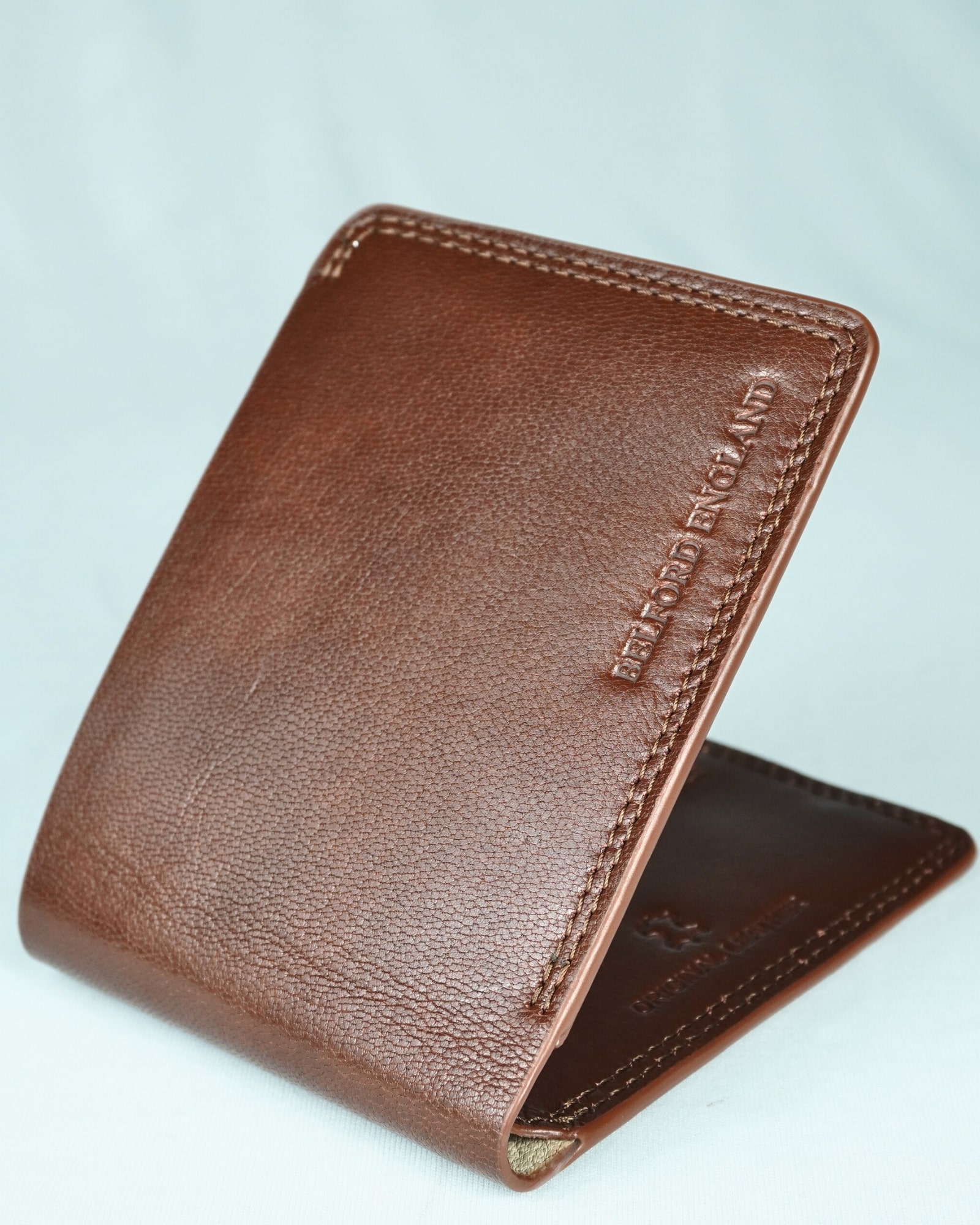 Heritage (Sleek Series) - Men’s Original Leather Wallet - Rich Brown - Image 8