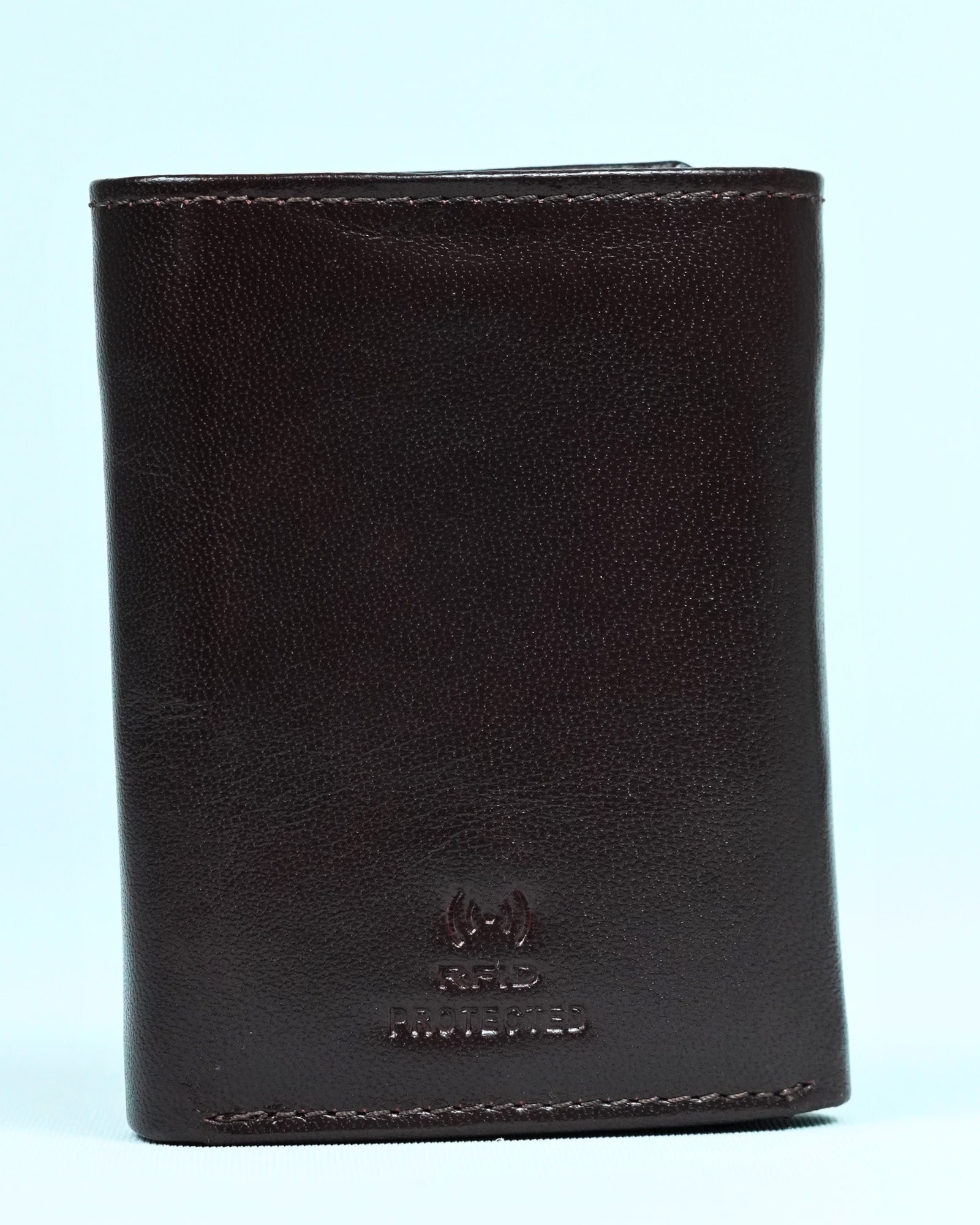 Detroit - Men’s Original Leather [Smart Card Pop UP]  Wallet (Cherry) - Image 11