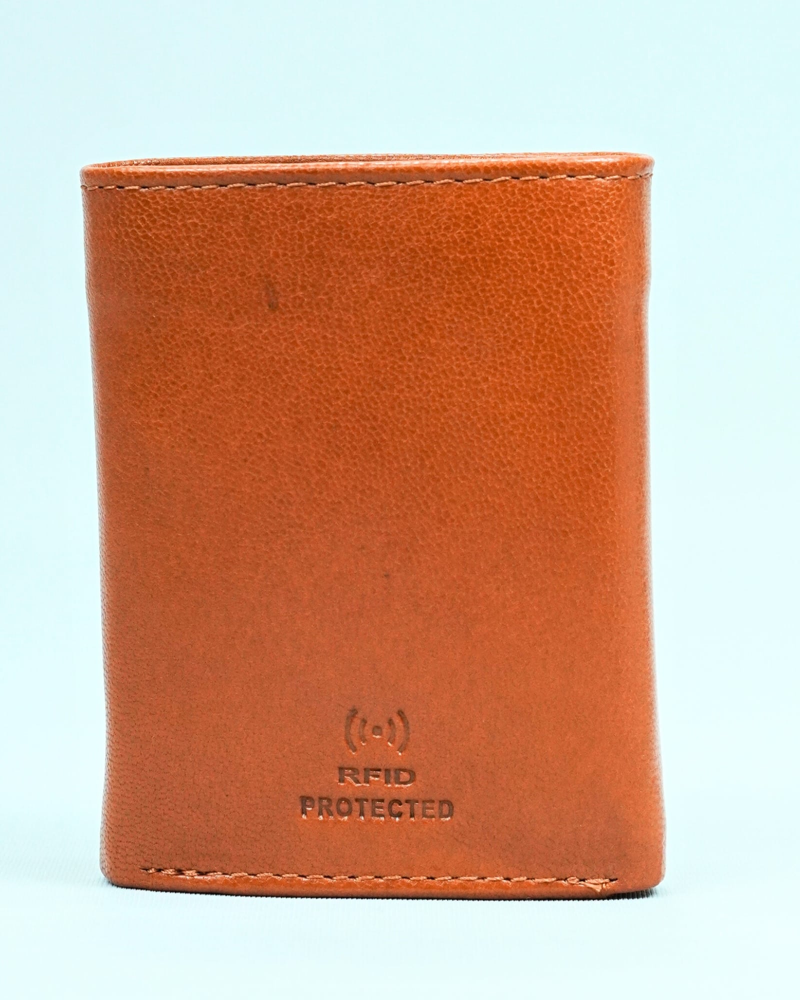 Detroit - Men’s Original Leather [Smart Card Pop UP] Wallet (Cognac) - Image 10