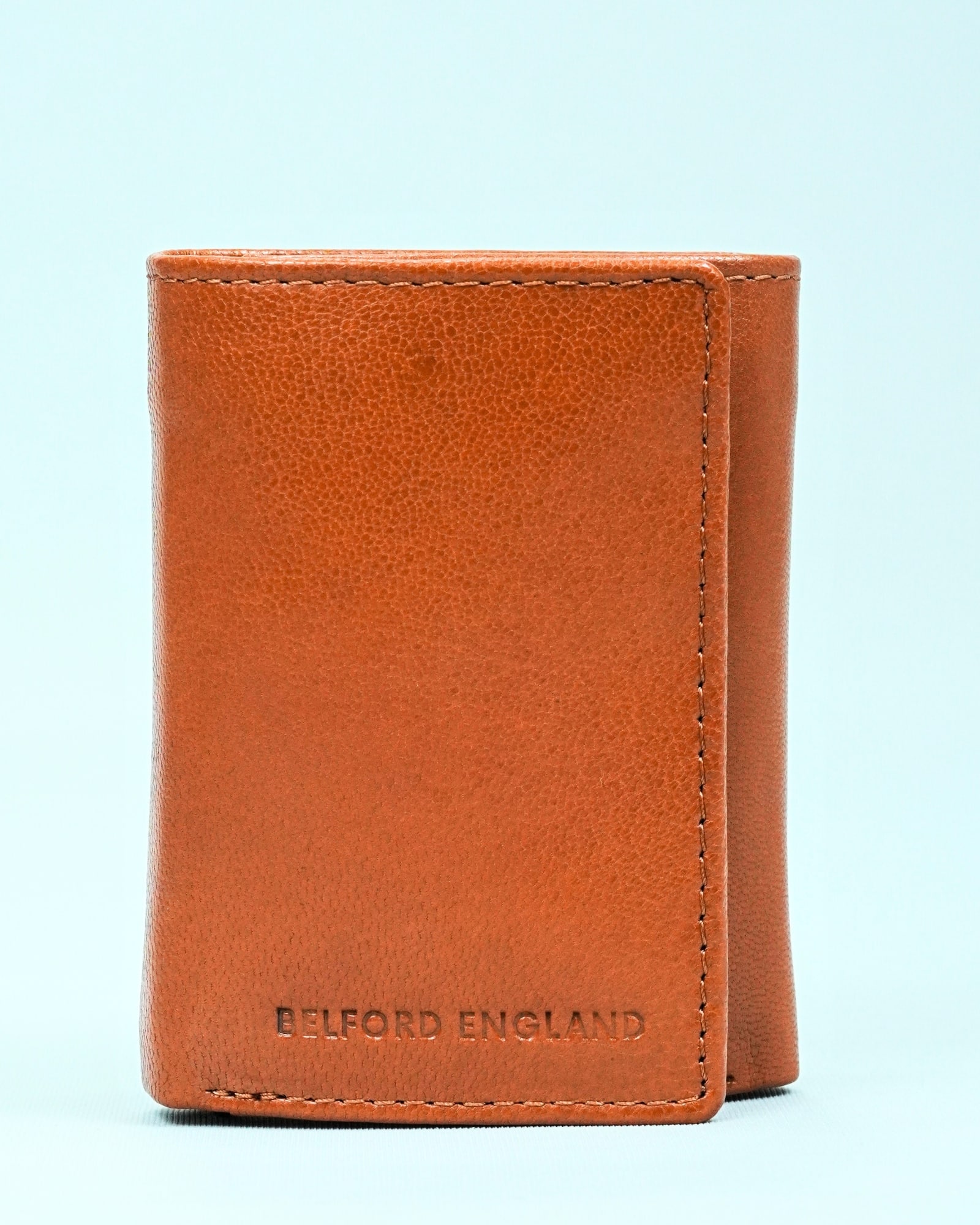 Detroit - Men’s Original Leather [Smart Card Pop UP] Wallet (Cognac) - Image 9