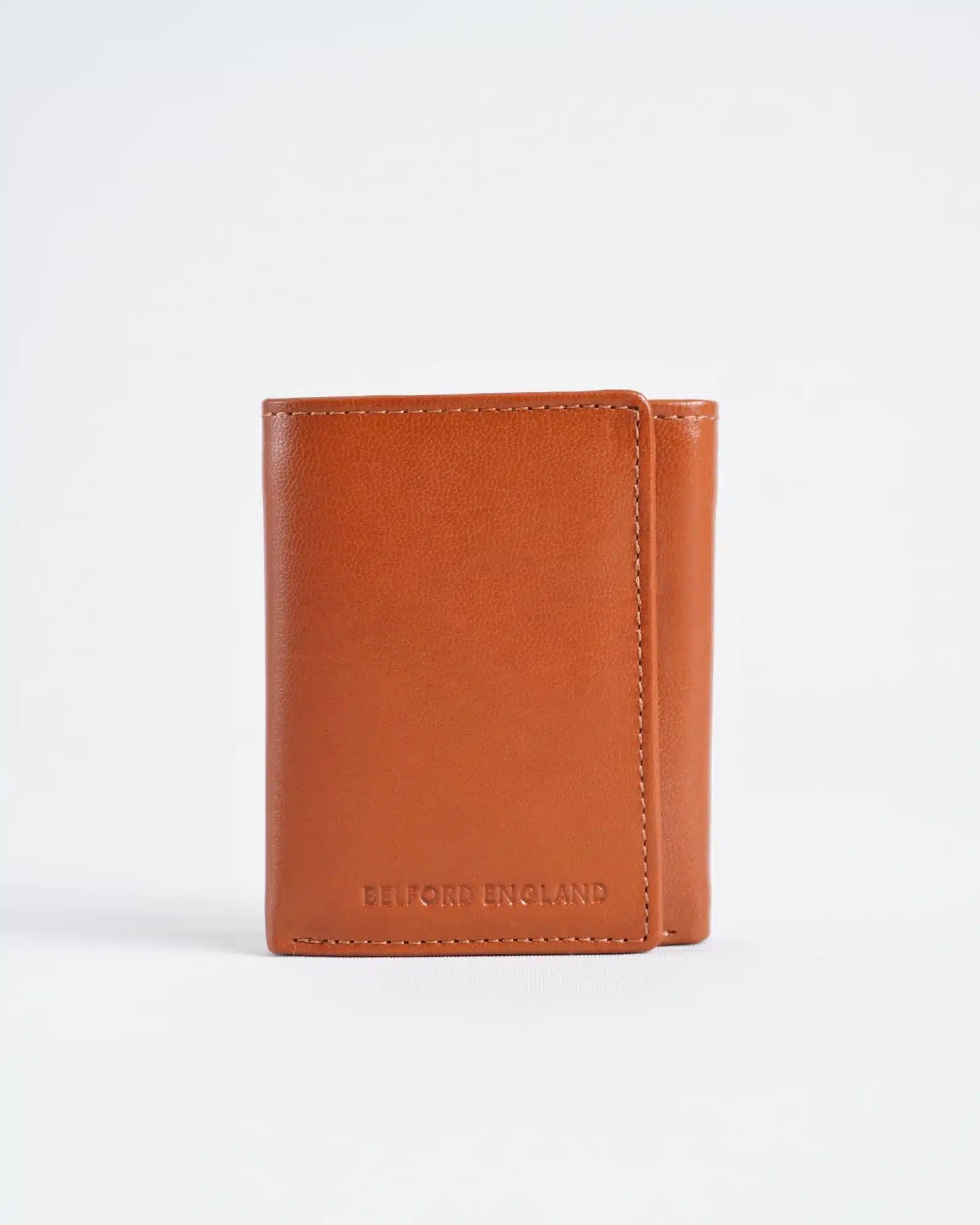 Dublin - Men’s Original Leather Trifold Wallet (Cognac)