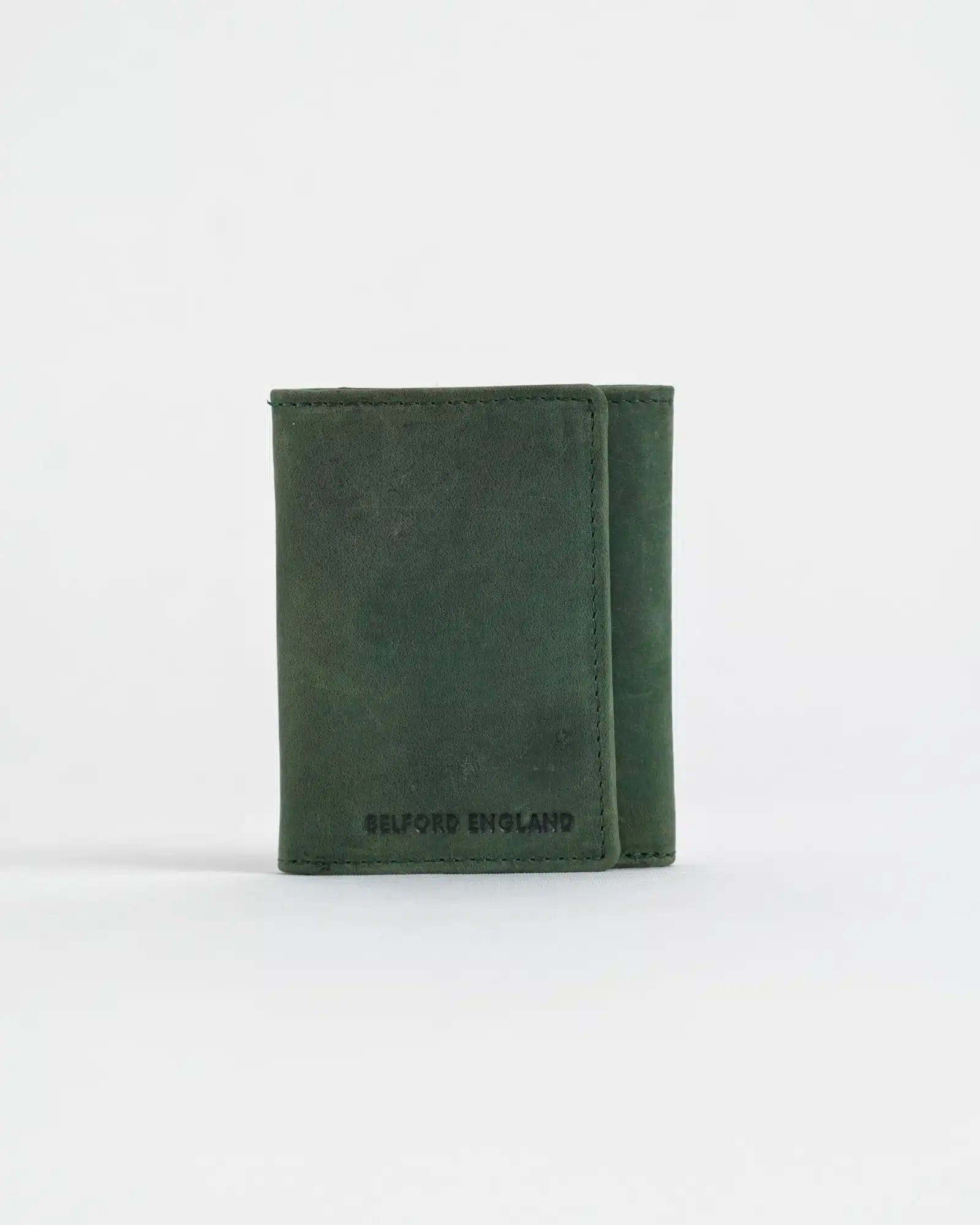 Dublin - Men’s Original Leather Trifold Wallet (Rugged Green)