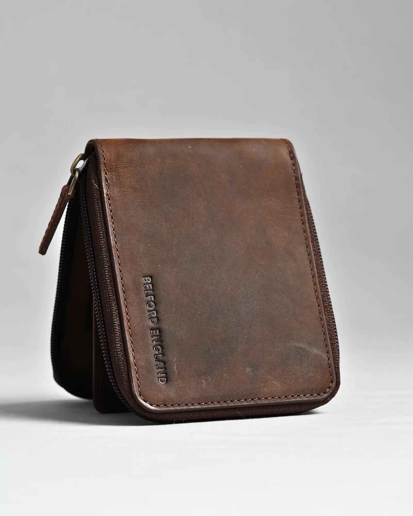 Tokyo Men’s Original Leather Wallet - (Rugged Series) - Brown - Image 8