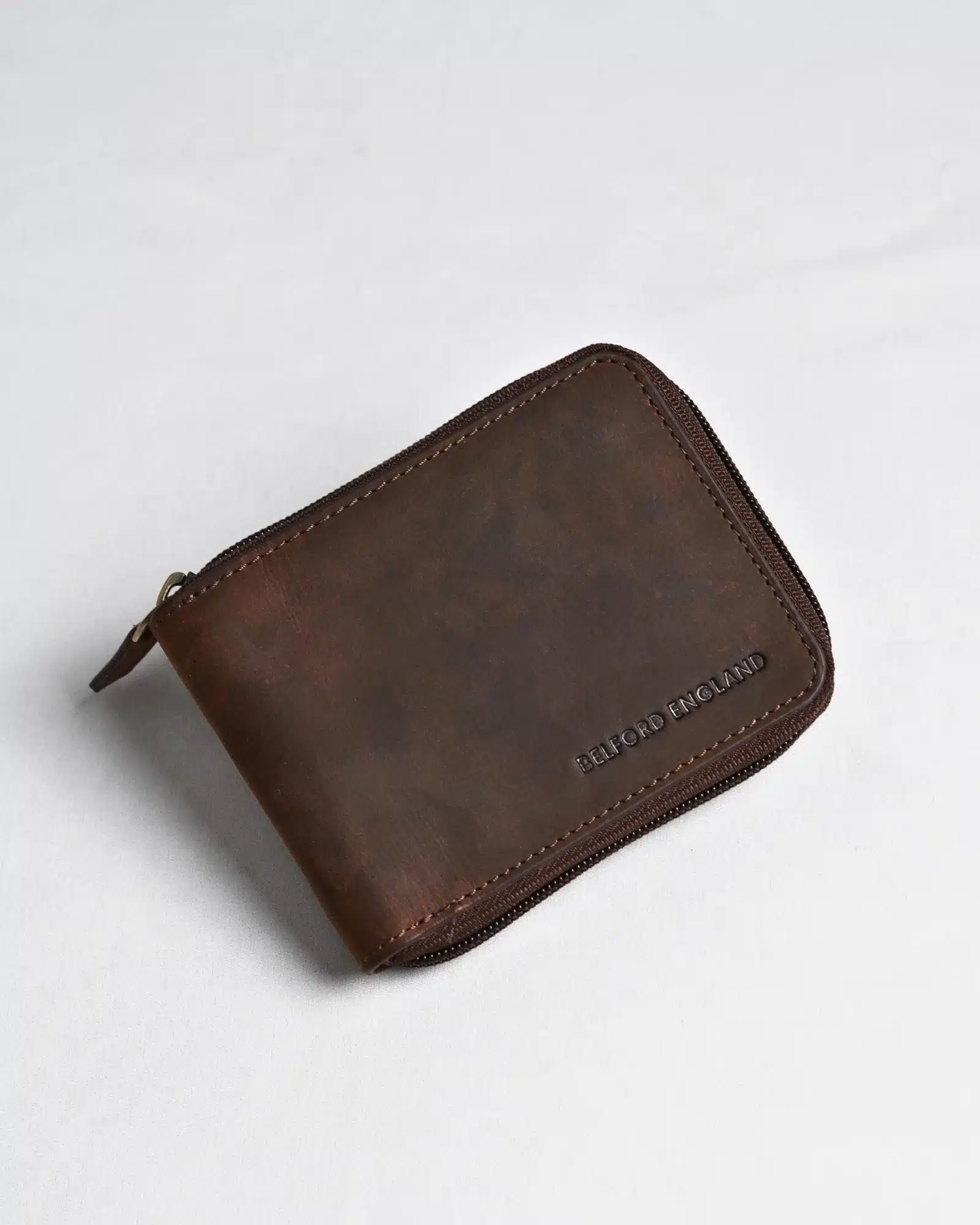 Tokyo Men’s Original Leather Wallet - (Rugged Series) - Brown - Image 9