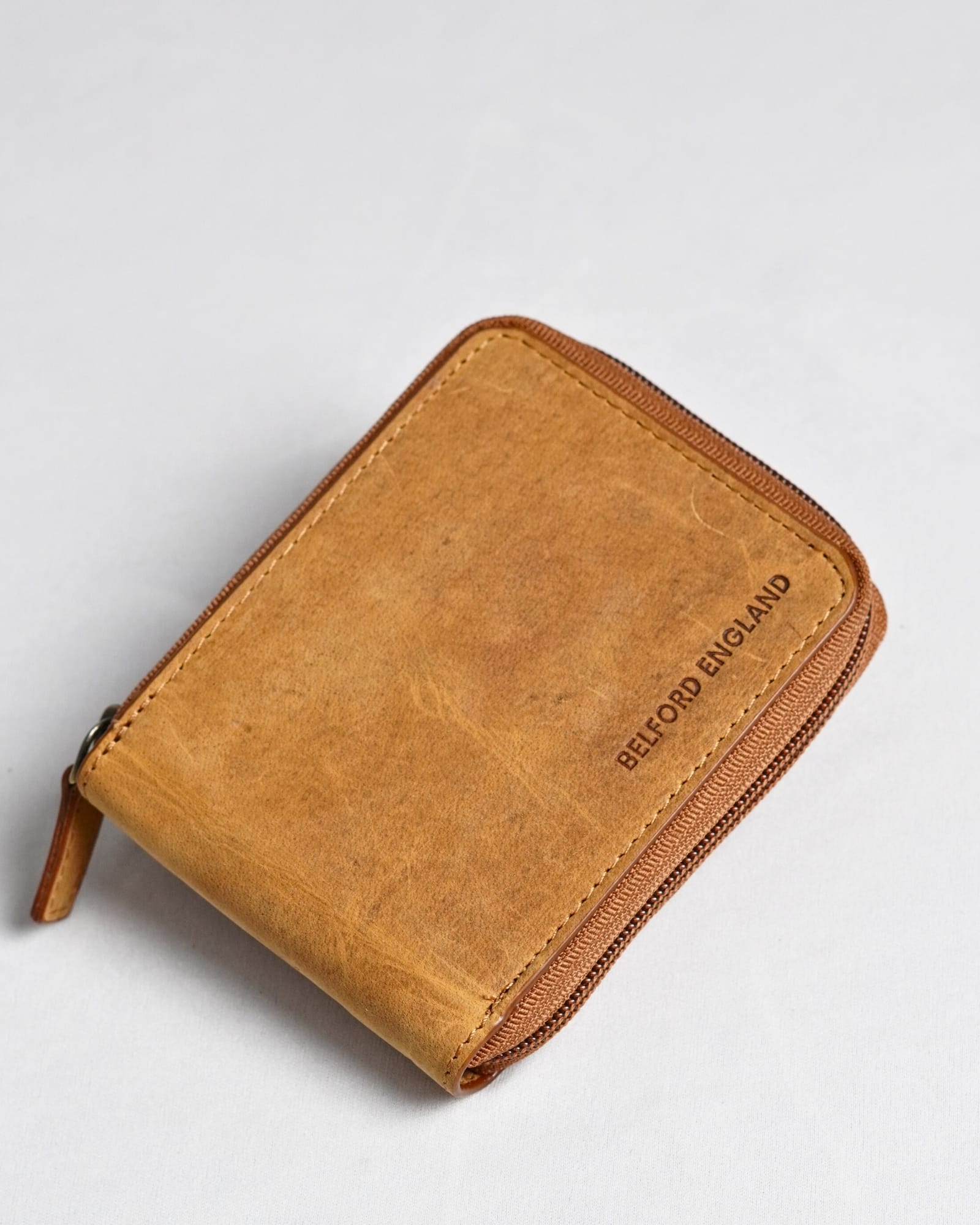 Tokyo Men’s Original Leather Wallet - (Rugged Series) - Tan - Image 10