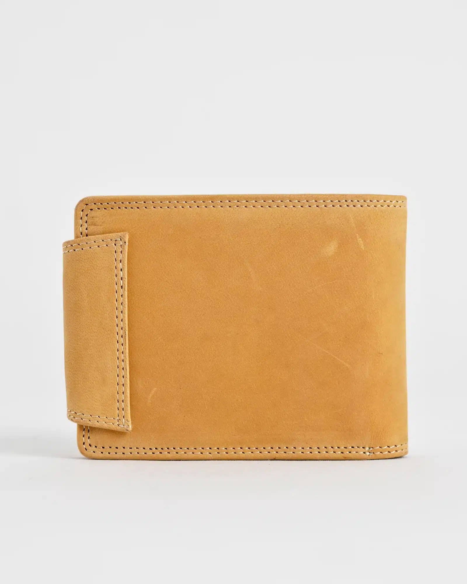 Derby - Men’s Original Leather Wallet (Rugged Series) - Tan - Image 5