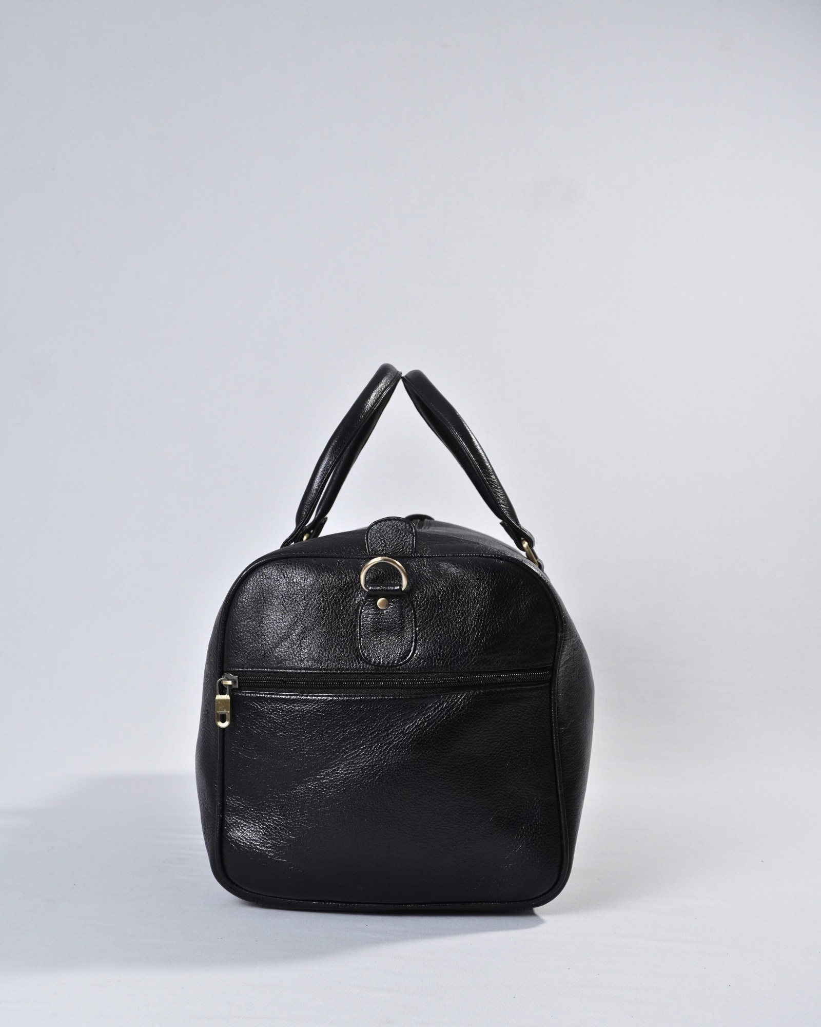 Classic Traveller - Original Leather Travel Bag (Black) - Image 4