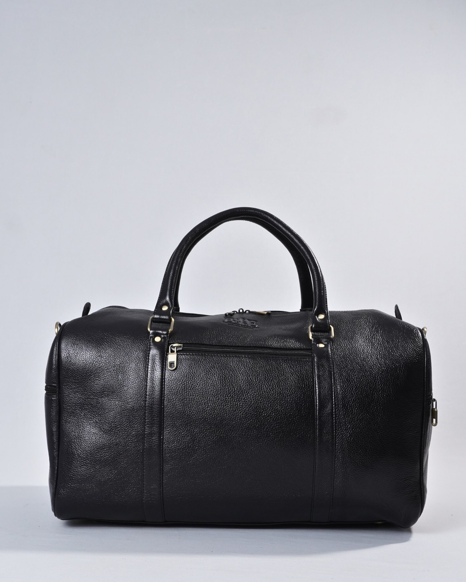 Classic Traveller - Original Leather Travel Bag (Black) - Image 5