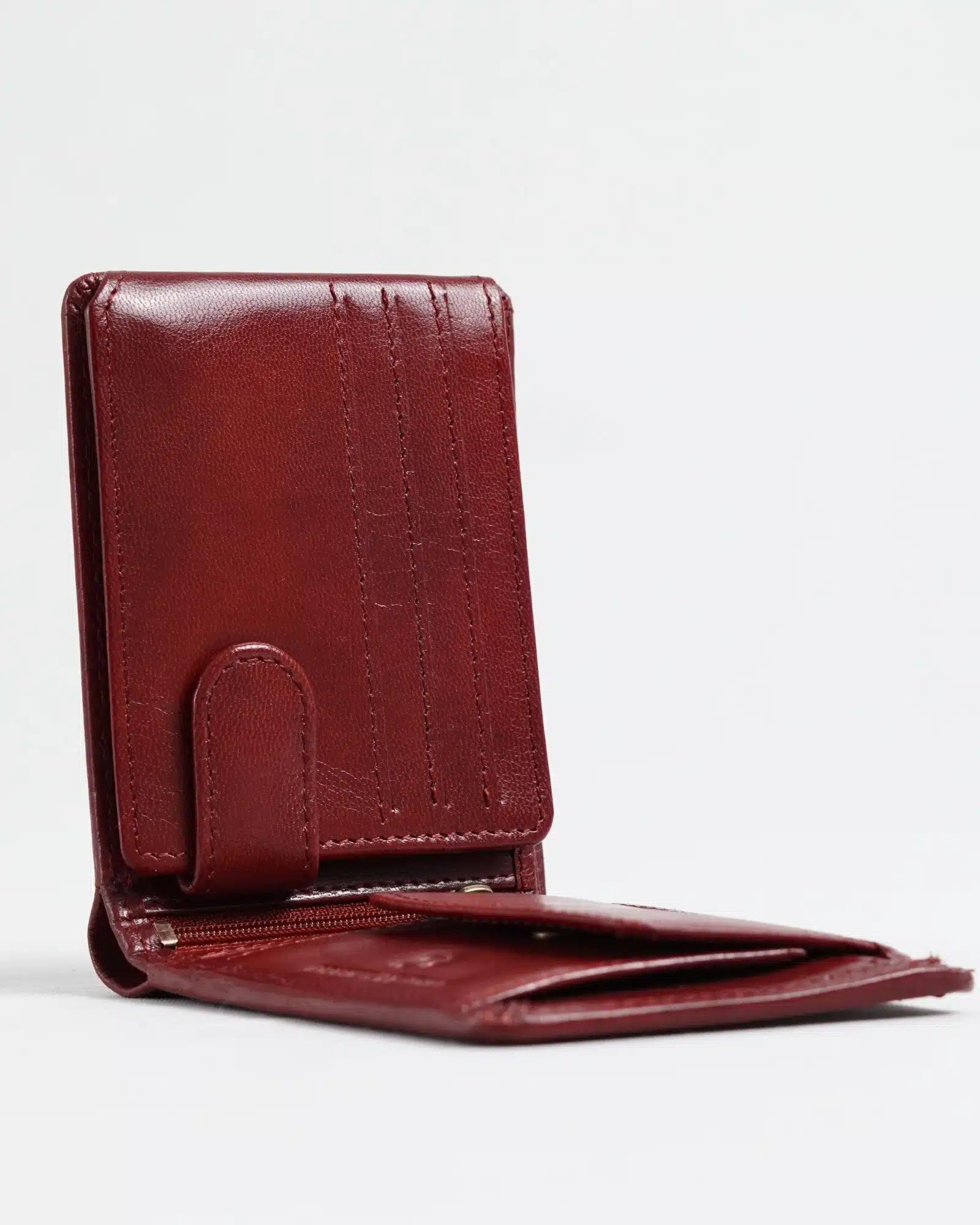 Cambridge (Limited Edition) Men’s Original Leather Wallet - Cherry Blend - Image 3