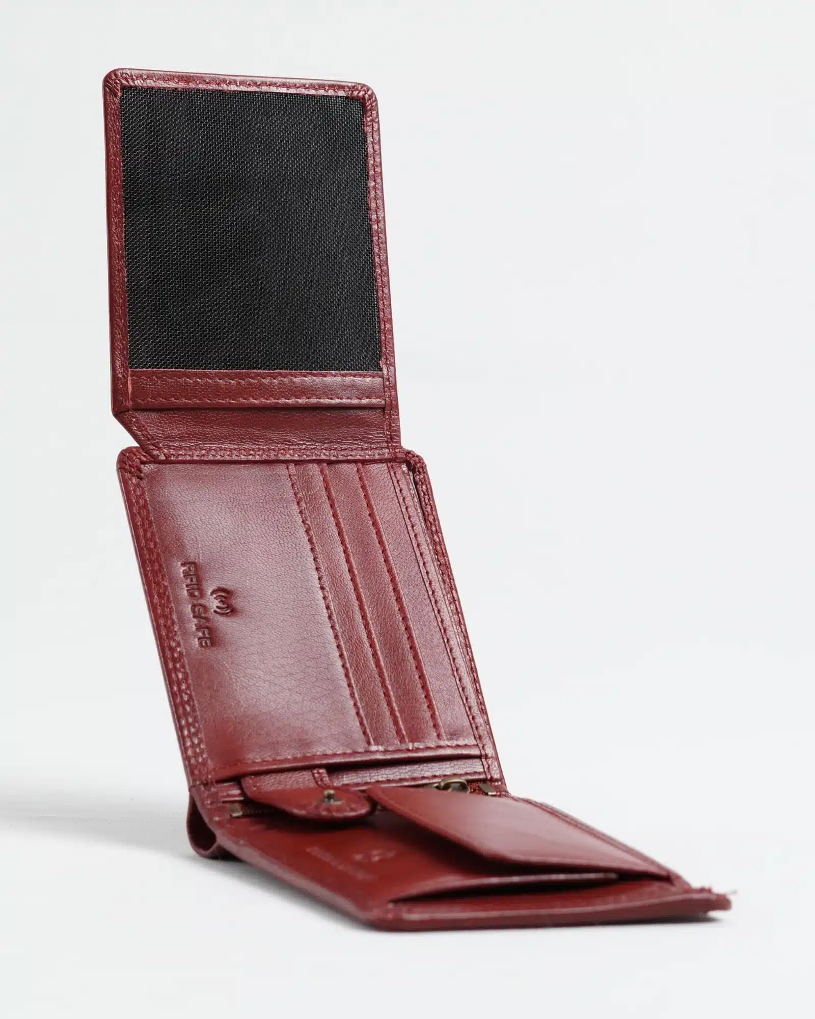 Cambridge (Limited Edition) Men’s Original Leather Wallet - Cherry Blend - Image 5