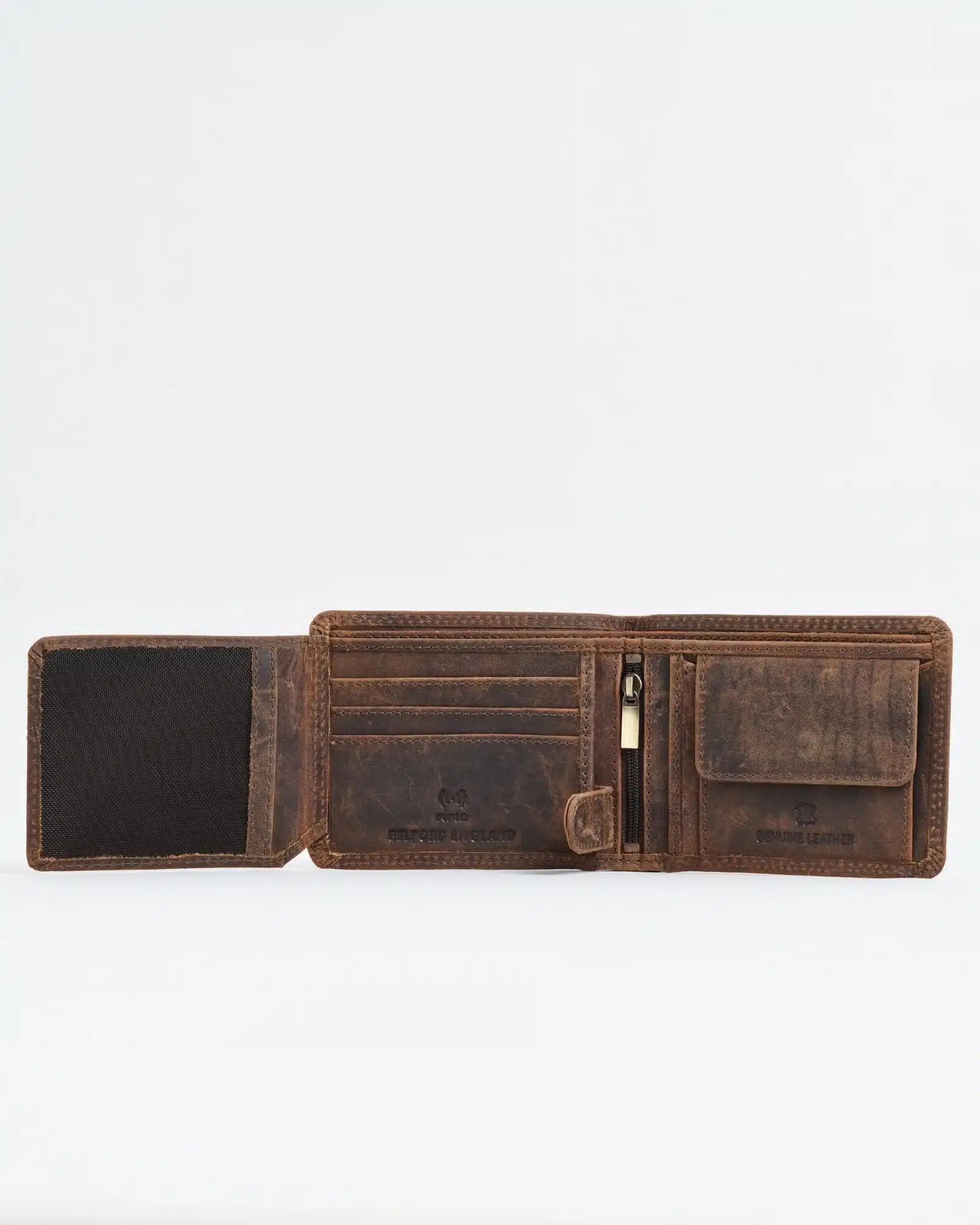 Cambridge (Limited Edition) Men’s Original Leather Wallet - Rugged Brown - Deer - Image 5