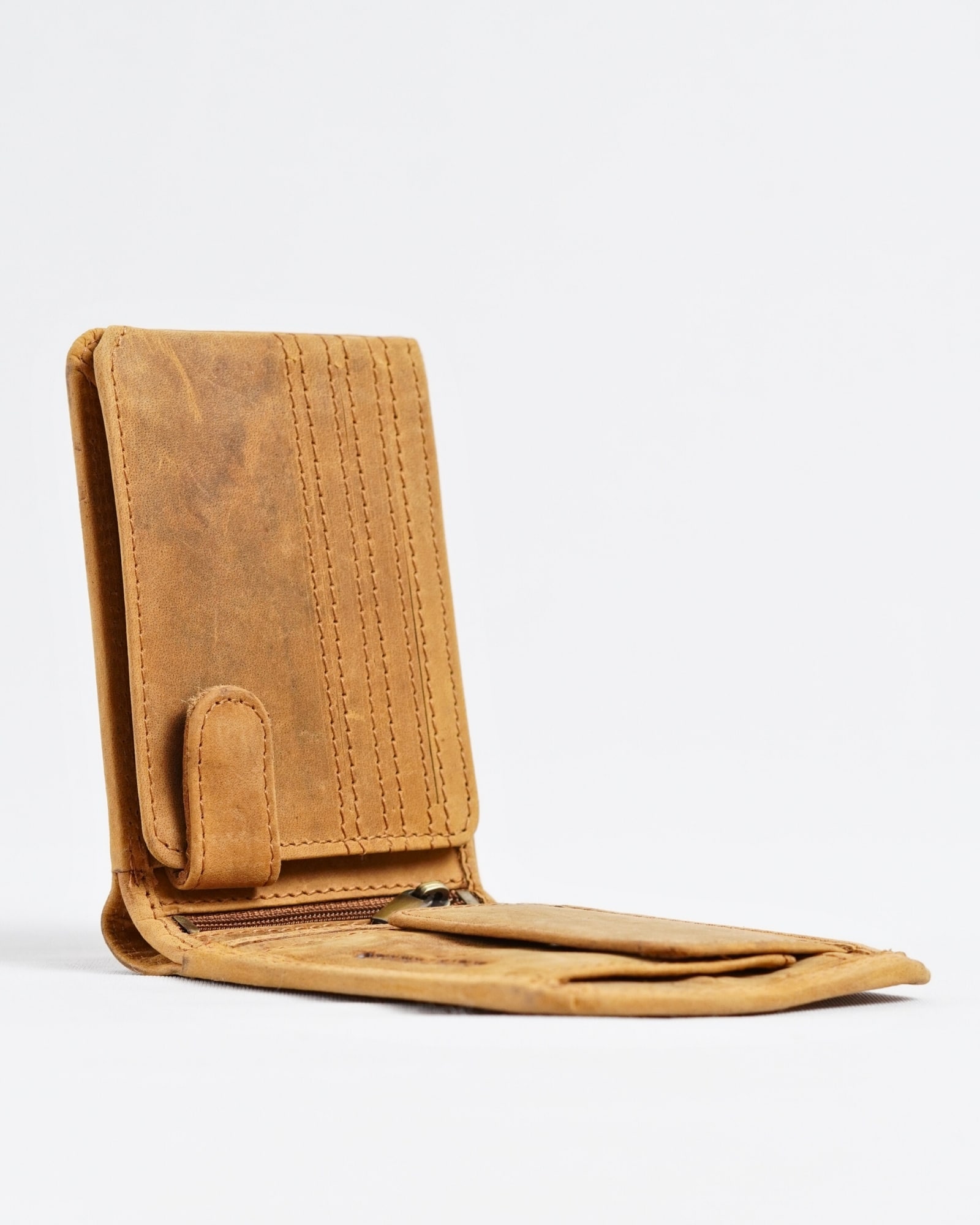 Cambridge (Limited Edition) Men’s Original Leather Wallet - Rugged Tan - Bike - Image 9