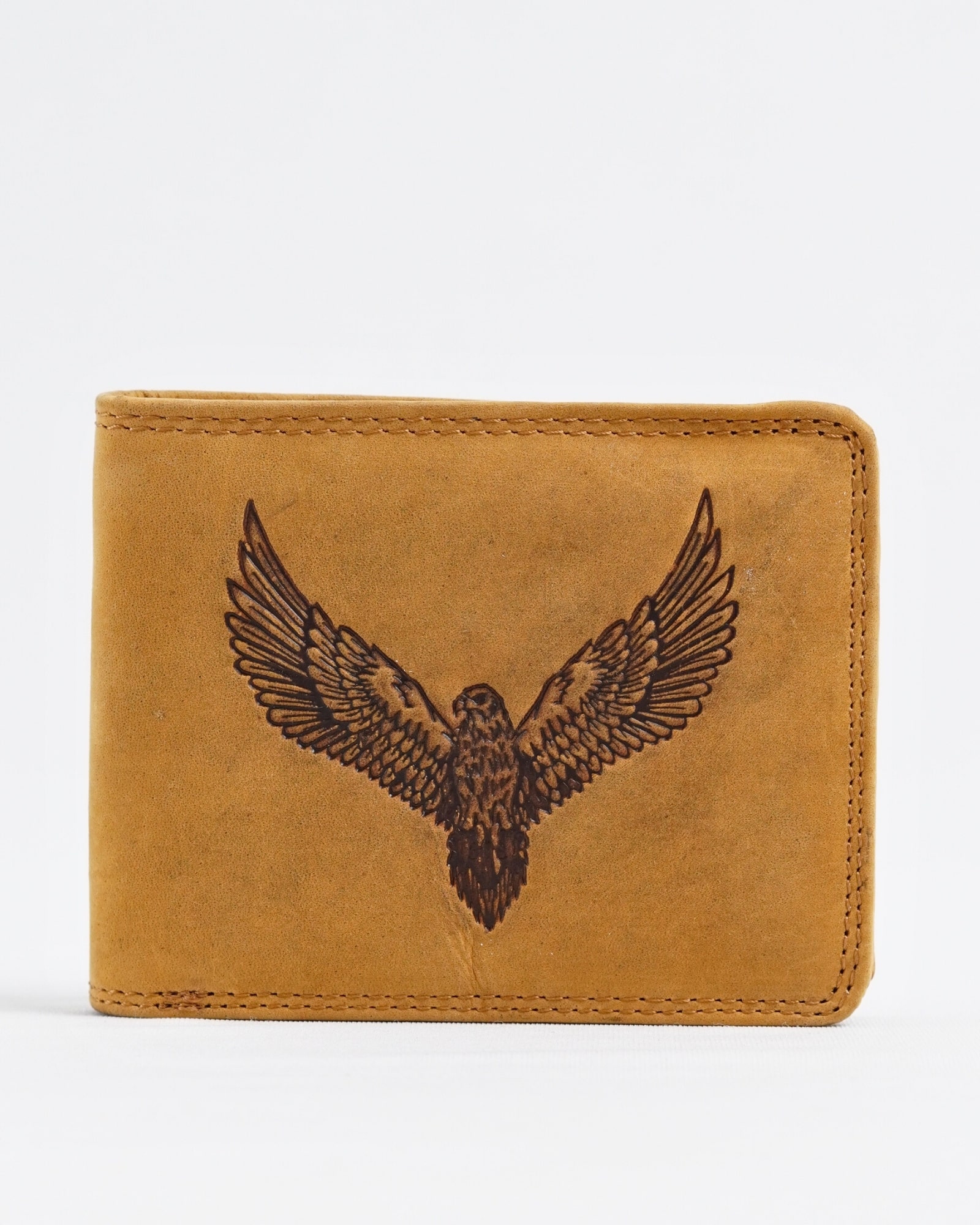 Cambridge (Limited Edition) Men’s Original Leather Wallet - Rugged Tan - Eagle - Image 10